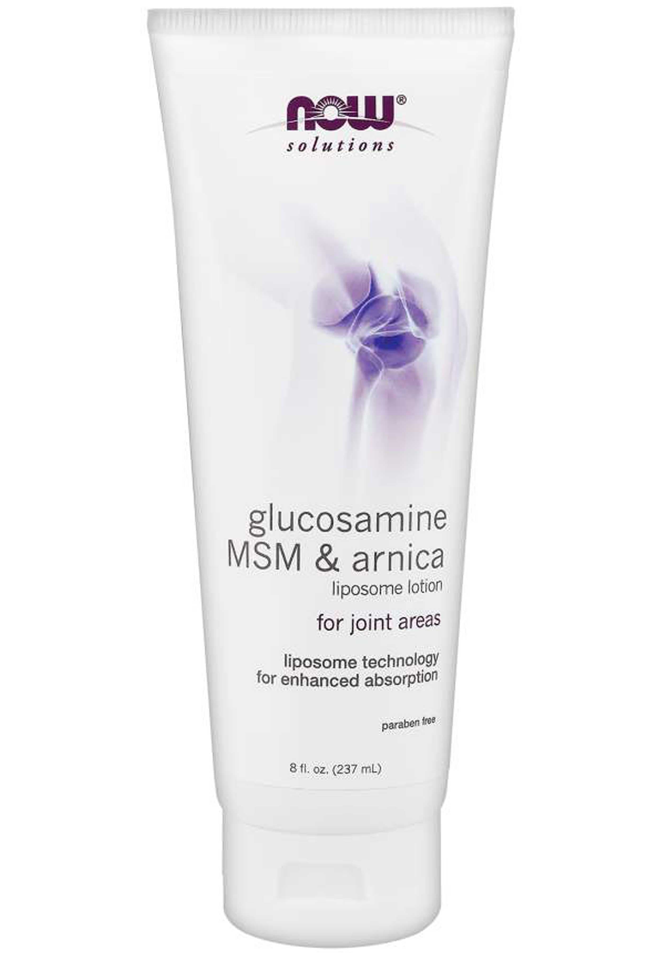 NOW Solutions Glucosamine MSM & Arnica Lotion