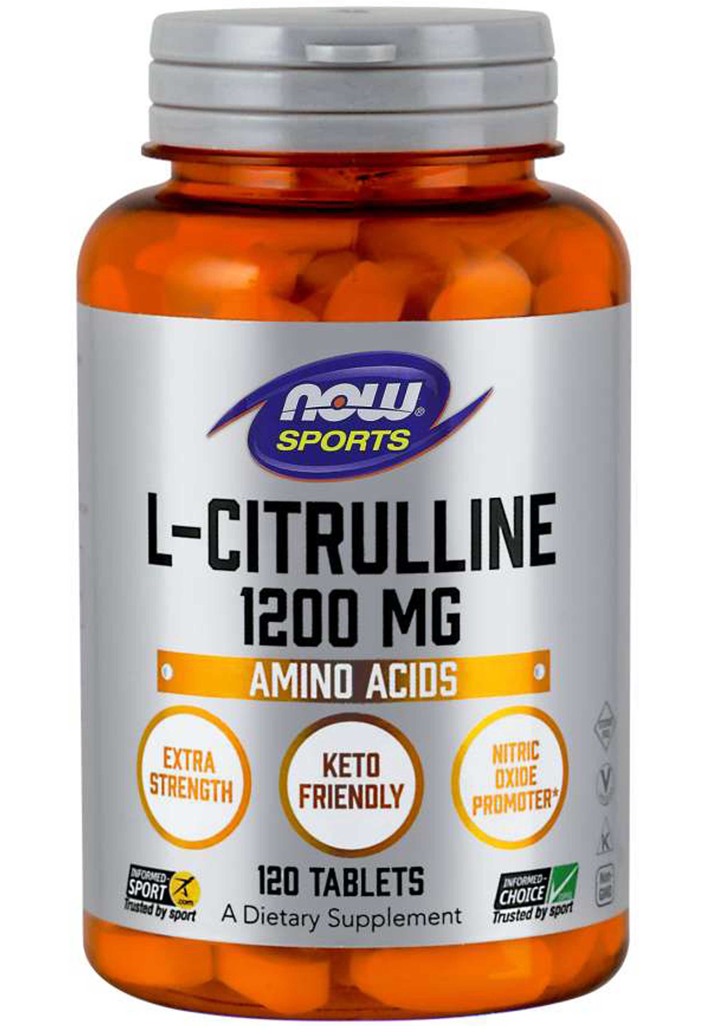 NOW Sports L-Citrulline Extra Strength 1200 mg