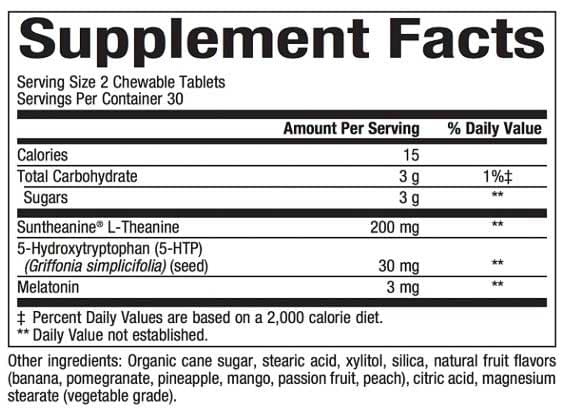 Natural Factors Stress-Relax Tranquil Sleep Ingredients