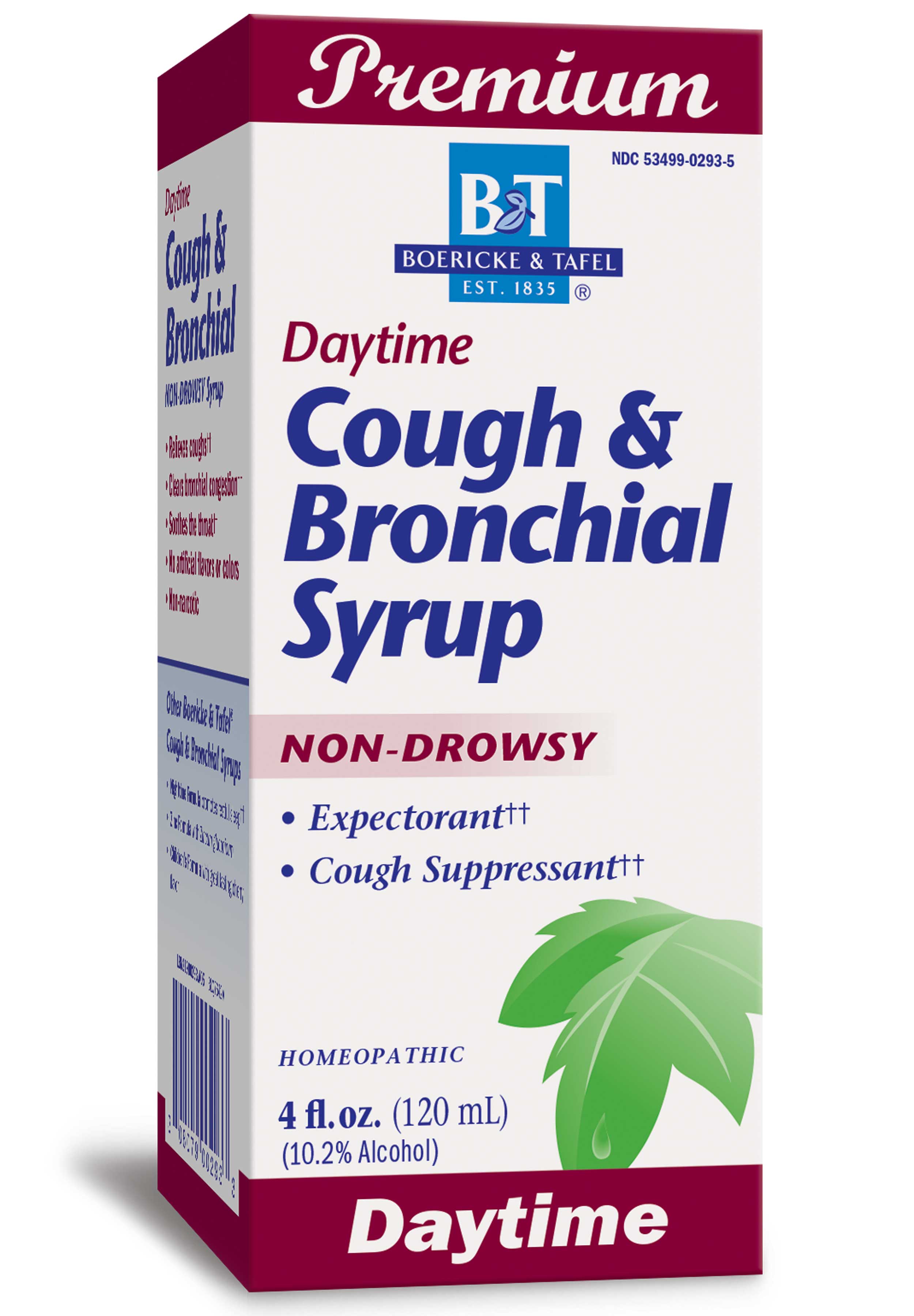 Boericke & Tafel Cough & Bronchial Daytime Syrup
