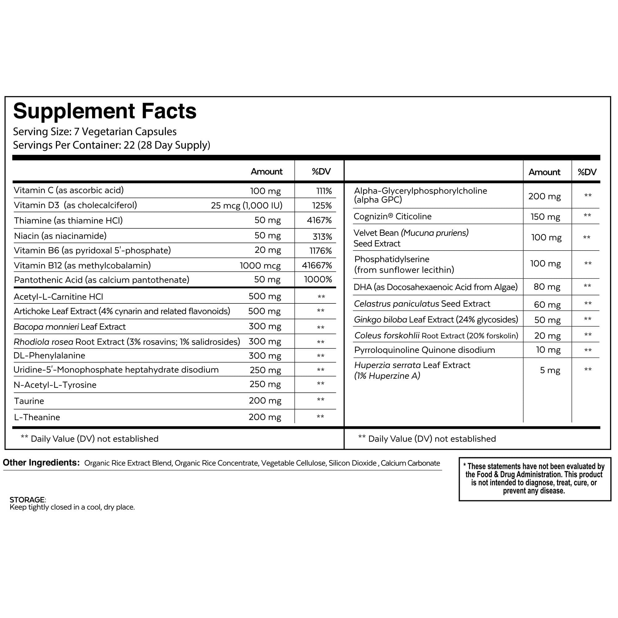 Neurohacker Qualia Mind Caffeine Free