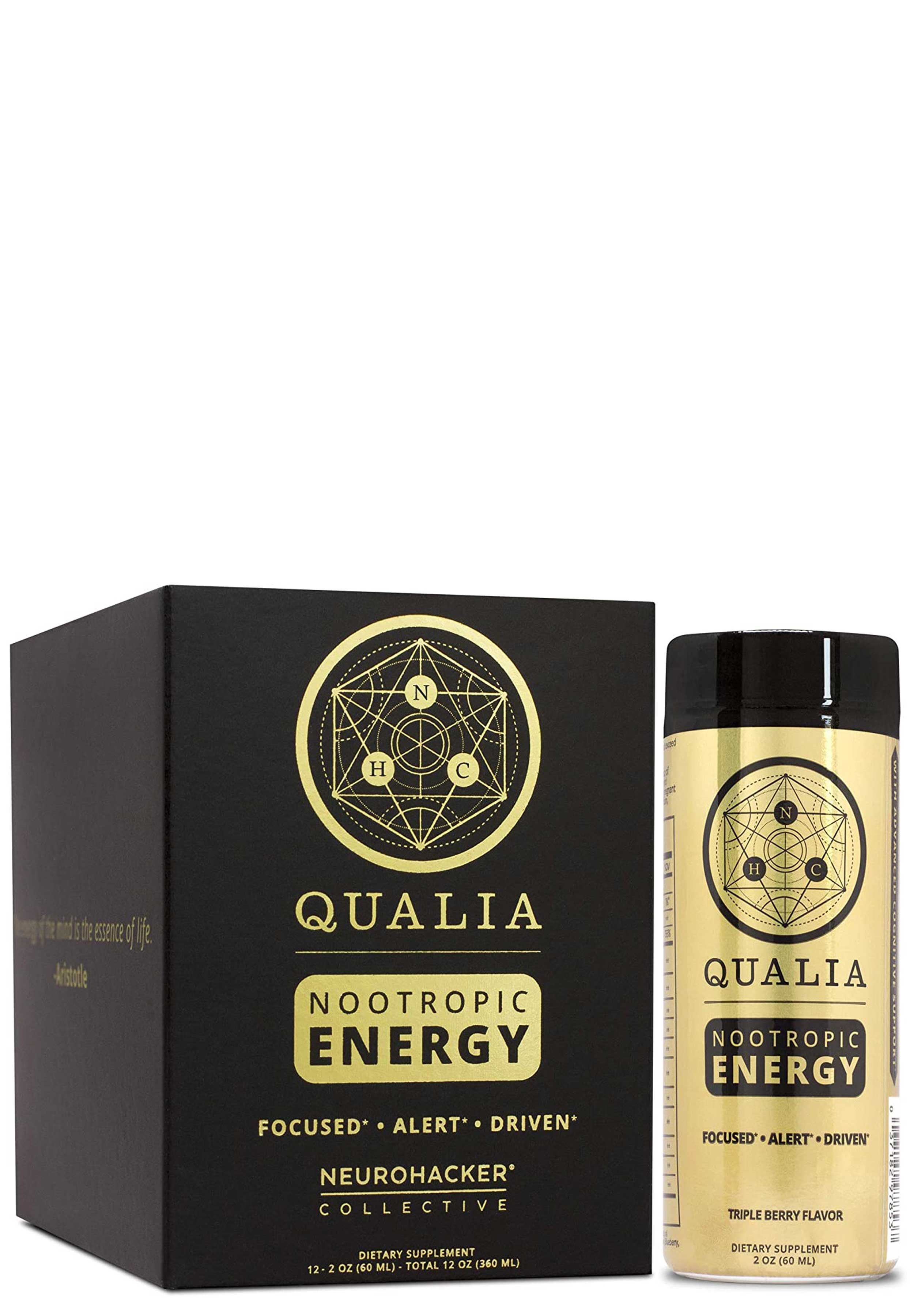 Neurohacker 2oz Qualia Nootropic Energy Shot