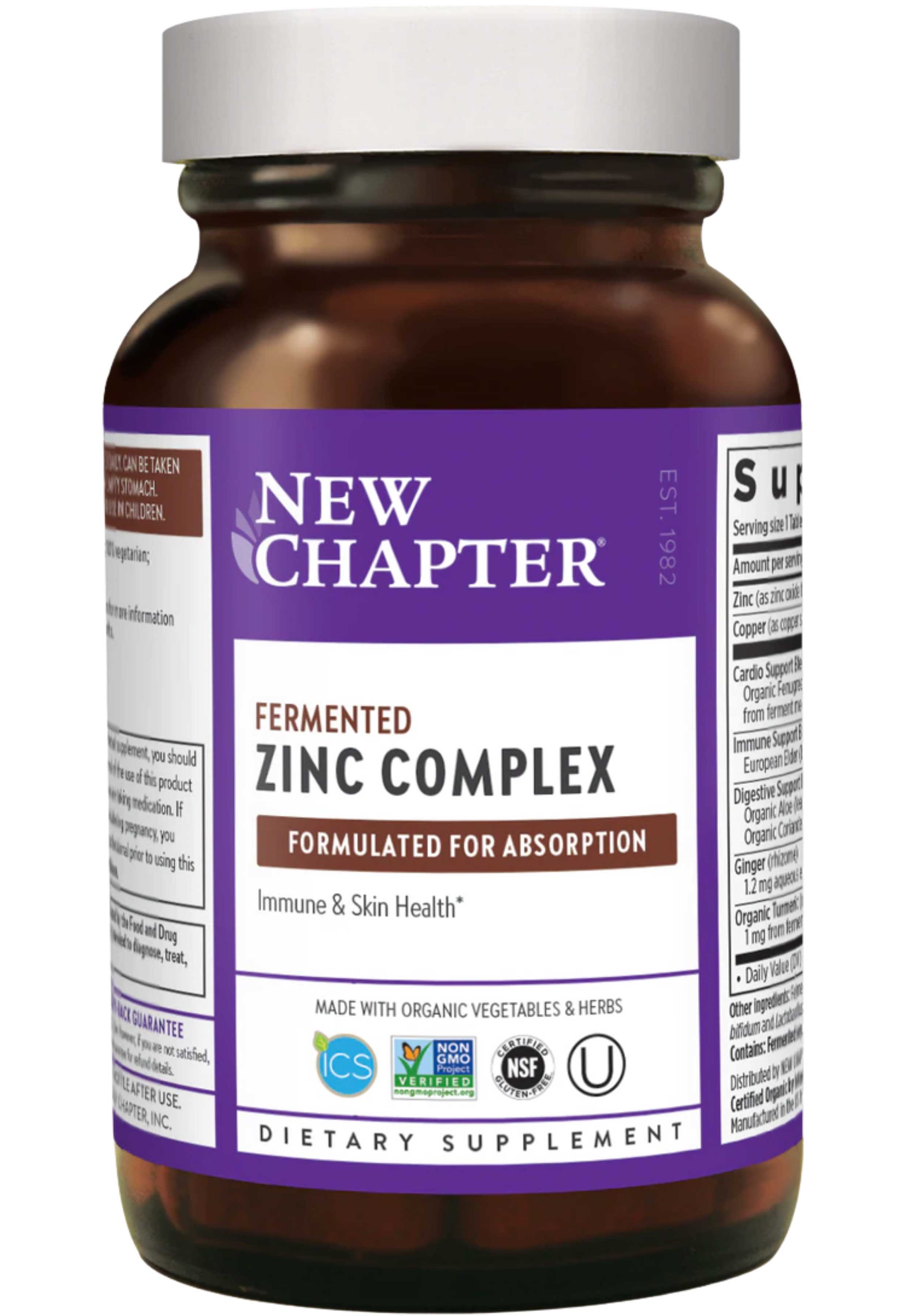 New Chapter Fermented Zinc Complex 