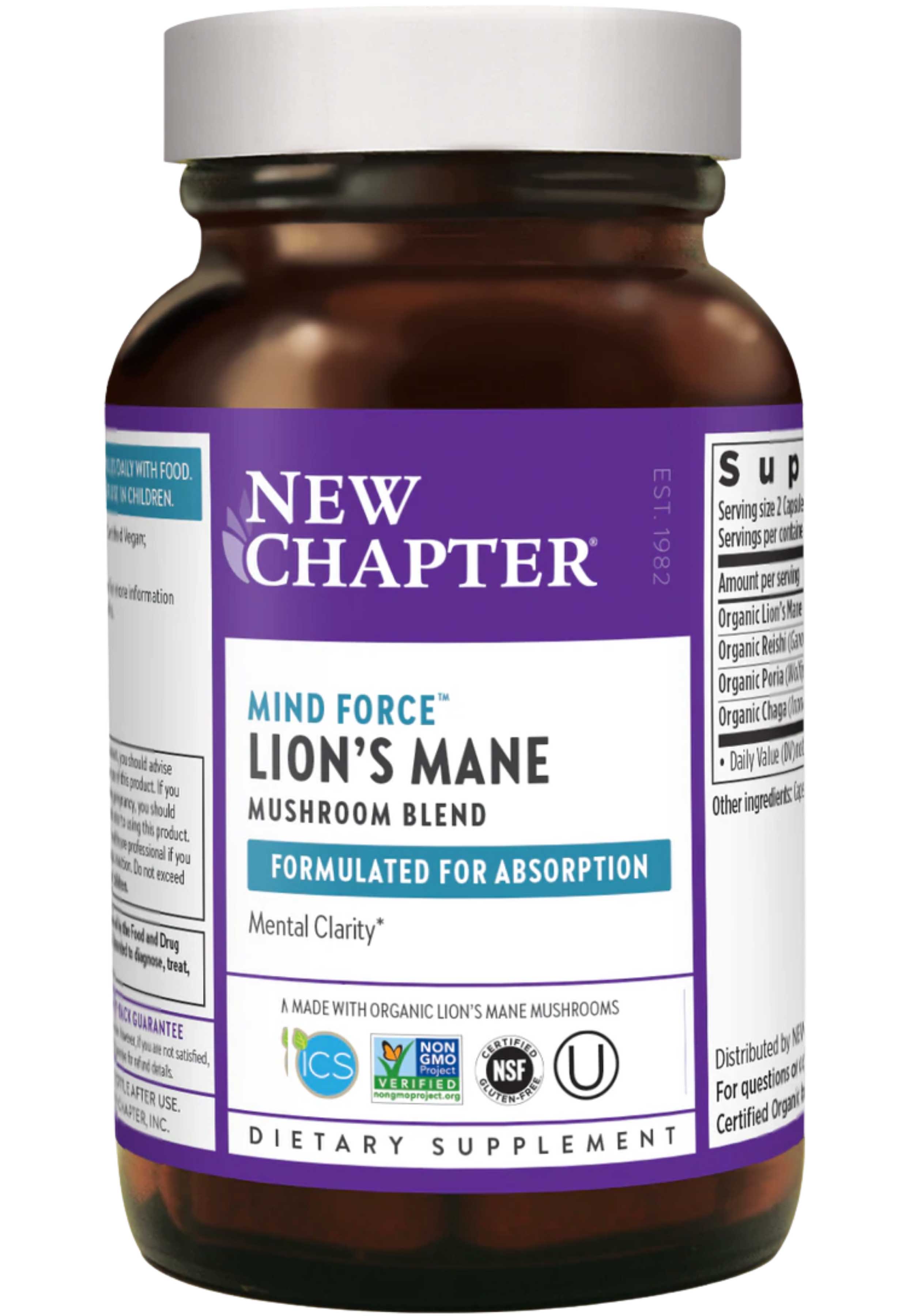 New Chapter Mind Force Lion’s Mane Mushroom Blend