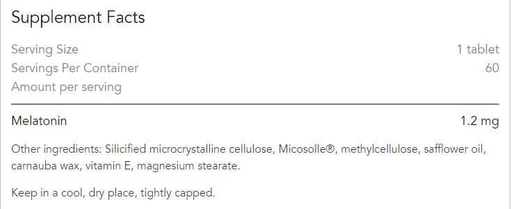 Nutricology Slow Motion Melatonin