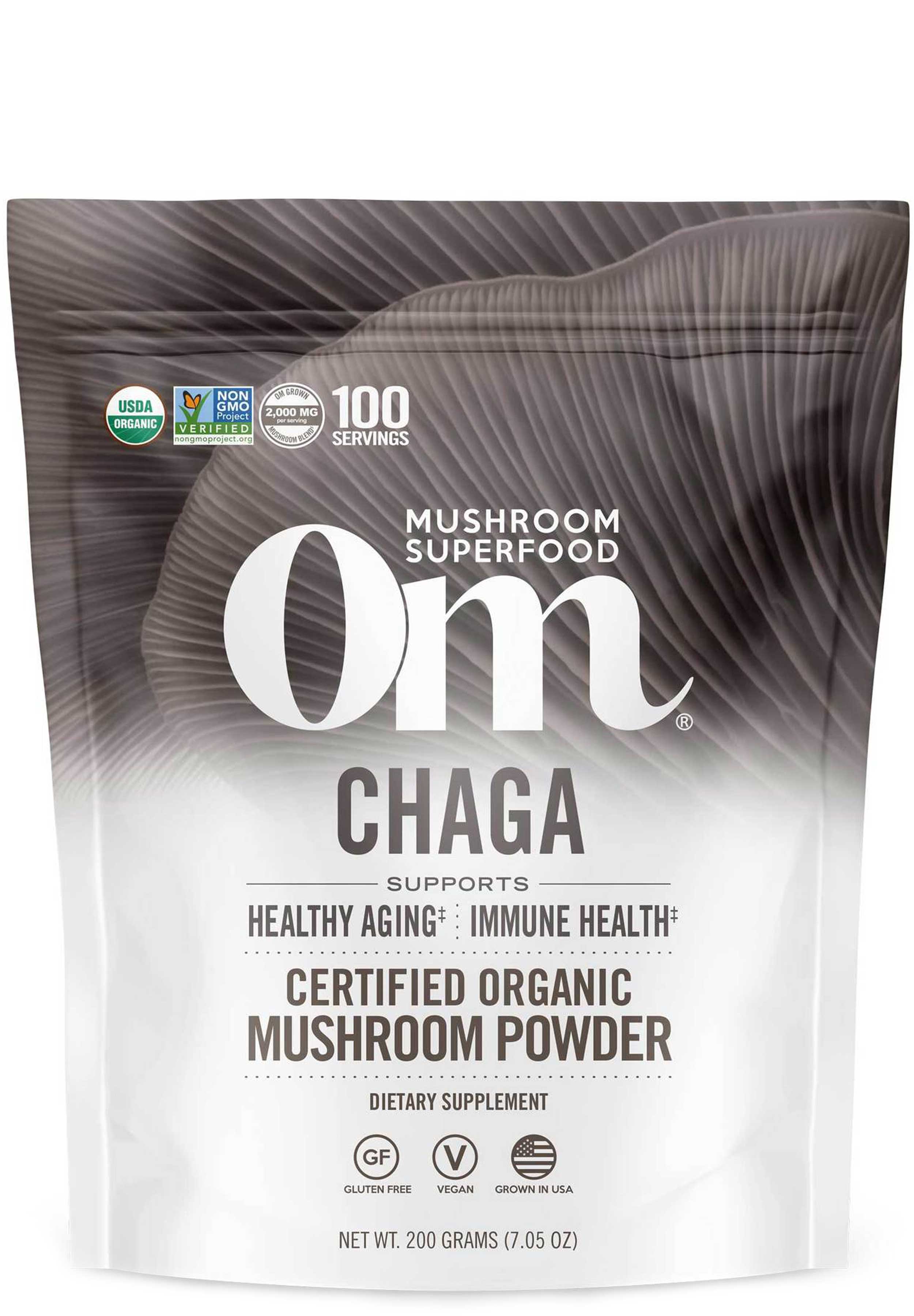 Om Mushrooms Chaga Powder