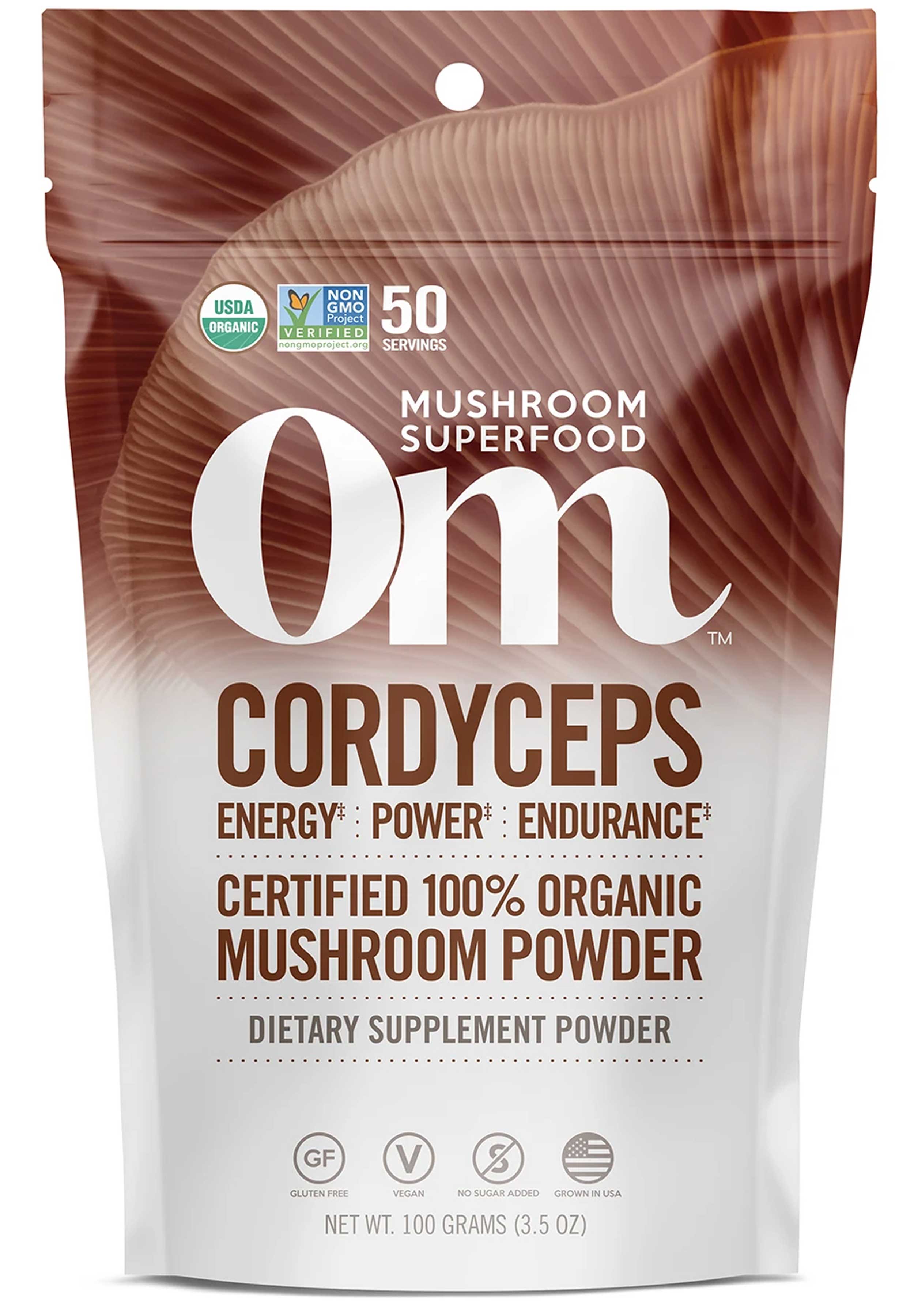 Om Mushrooms Cordyceps Militaris Powder
