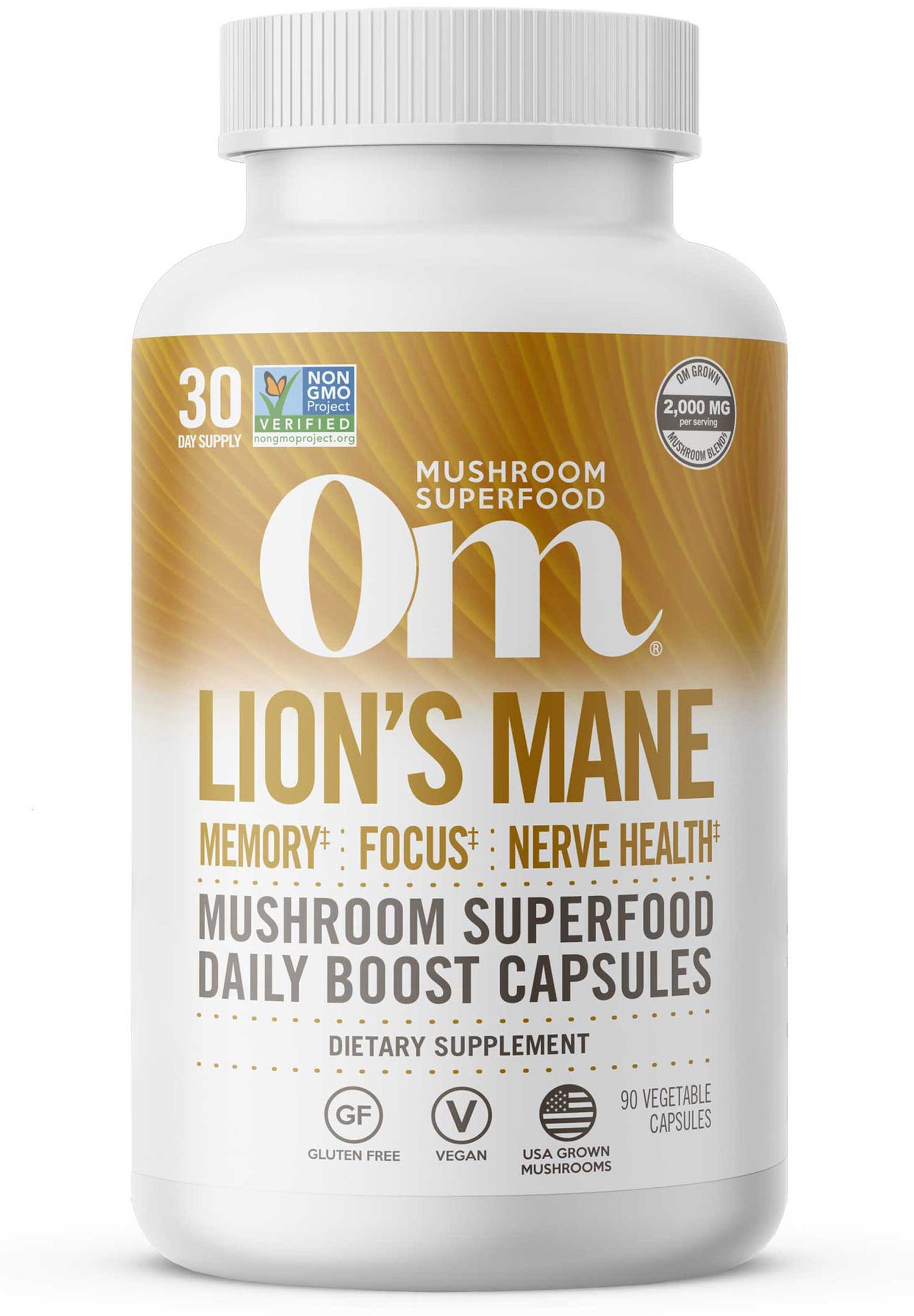 Om Mushrooms Lion's Mane