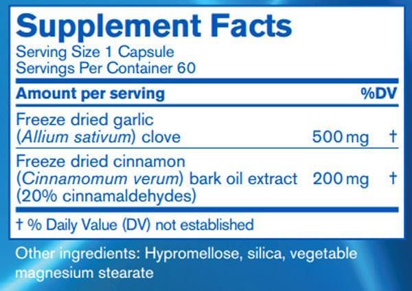 Pharmax Alli-Cinn Ingtredients