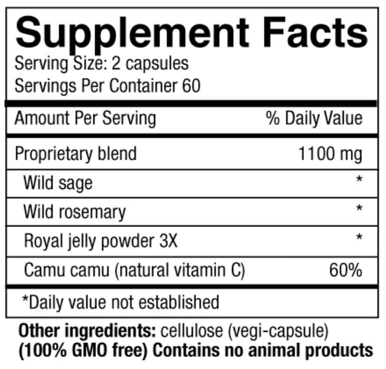 Physician's Strength AdrenoPower Ingredients