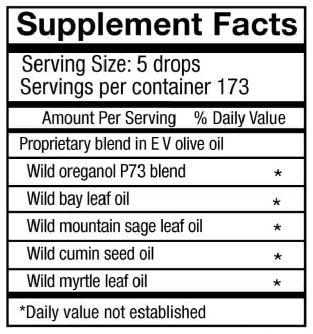 Physician's Strength Fung-X Ingredients