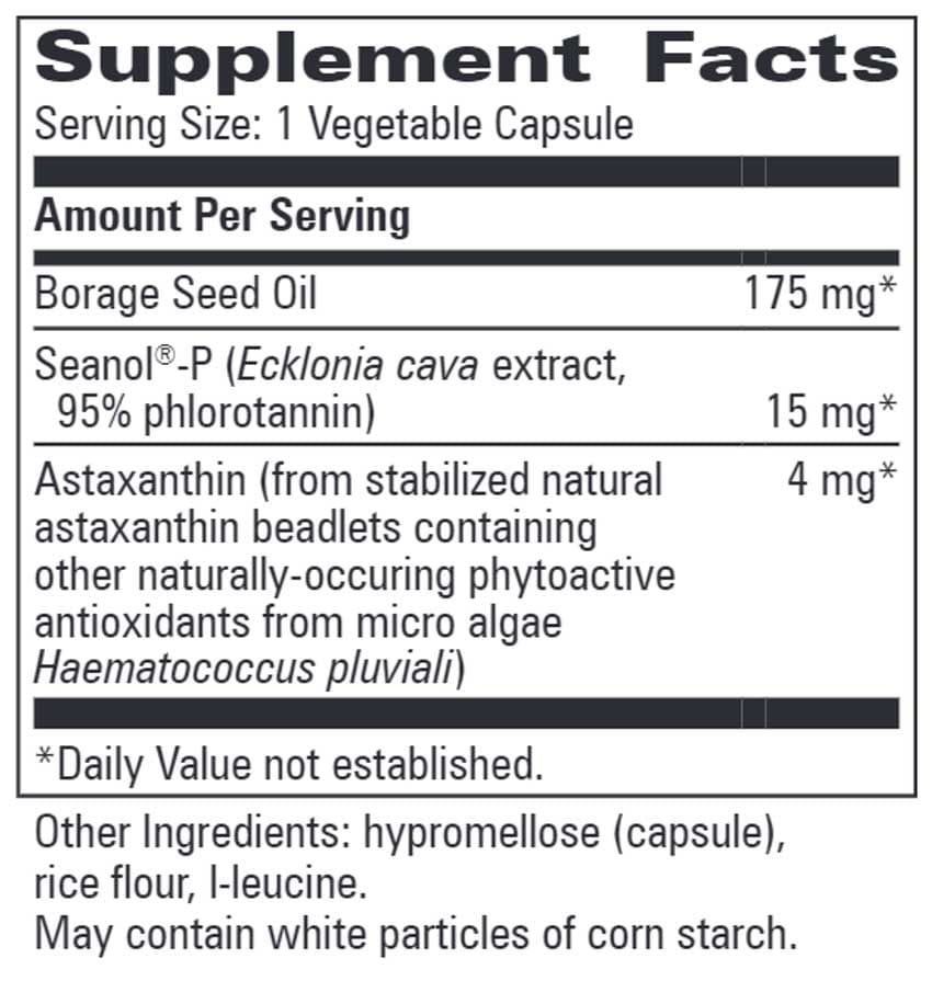 Progressive Laboratories Astaxanthol Ingredients
