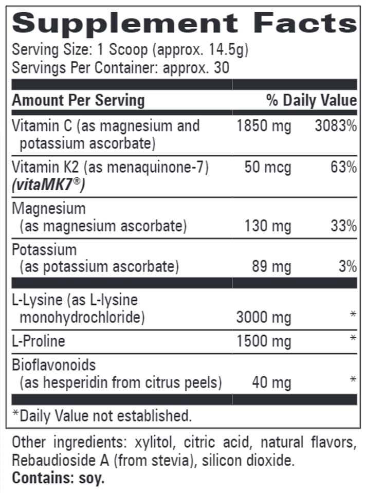 Progressive Laboratories Cardio Pro Ingredients