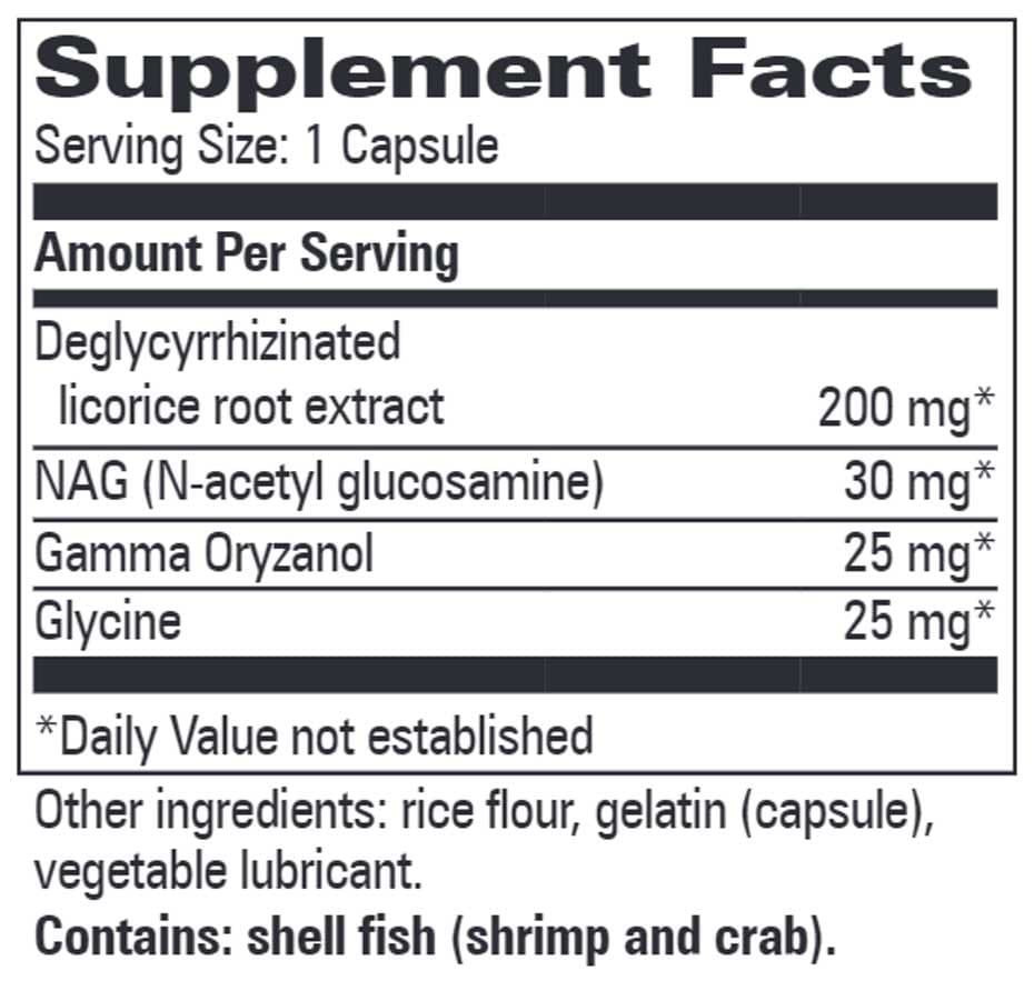 Progressive Laboratories DGL Complex Ingredients