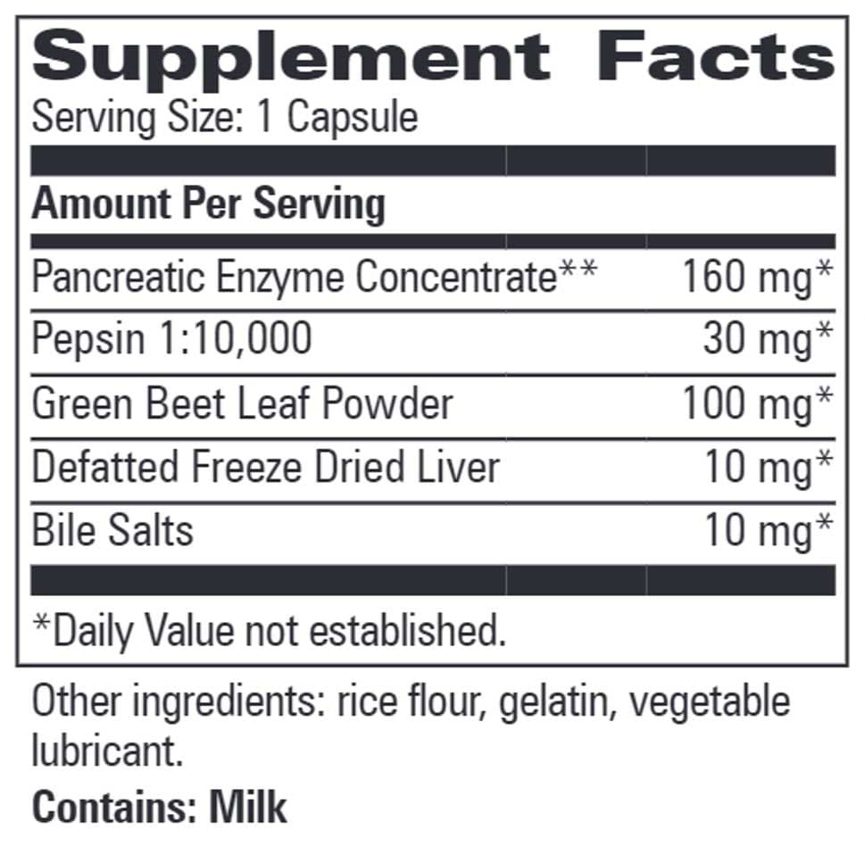 Progressive Laboratories Lipo-Complex Ingredients