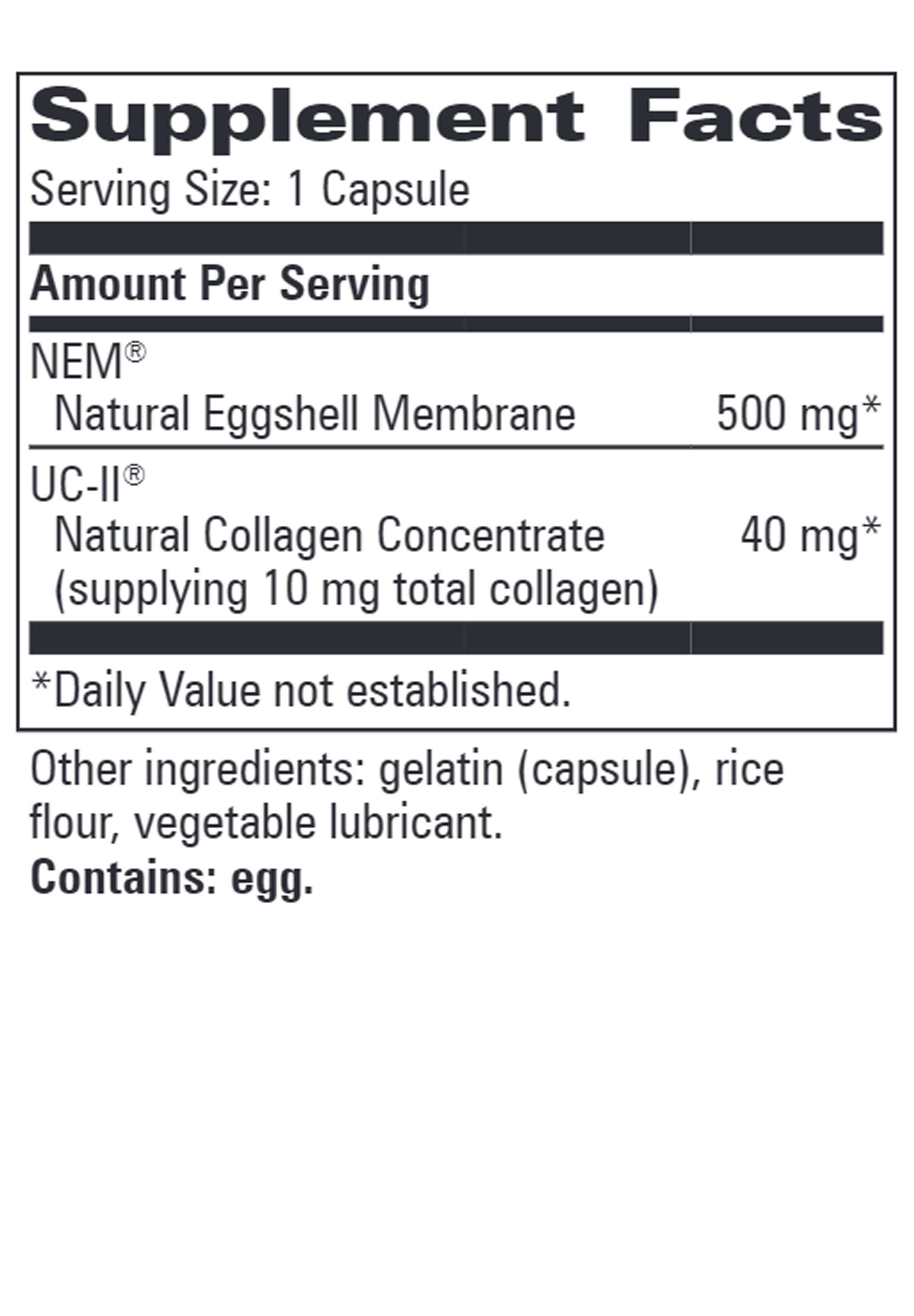 Progressive Laboratories Ortho-Gesic Ingredients