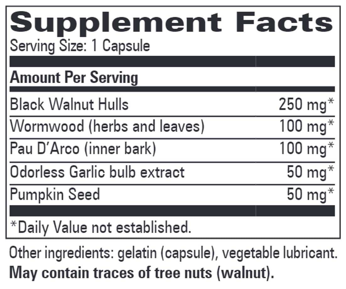 Progressive Laboratories Paradex Ingredients
