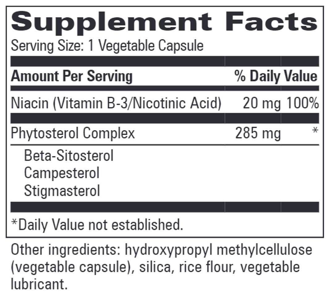 Progressive Laboratories Phytosterol Complex Ingredients
