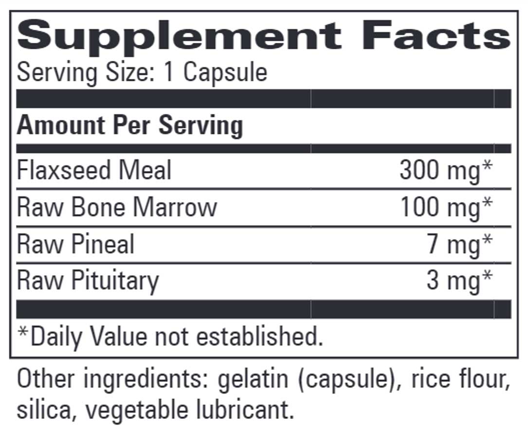 Progressive Laboratories Pineal Concentrate Ingredients