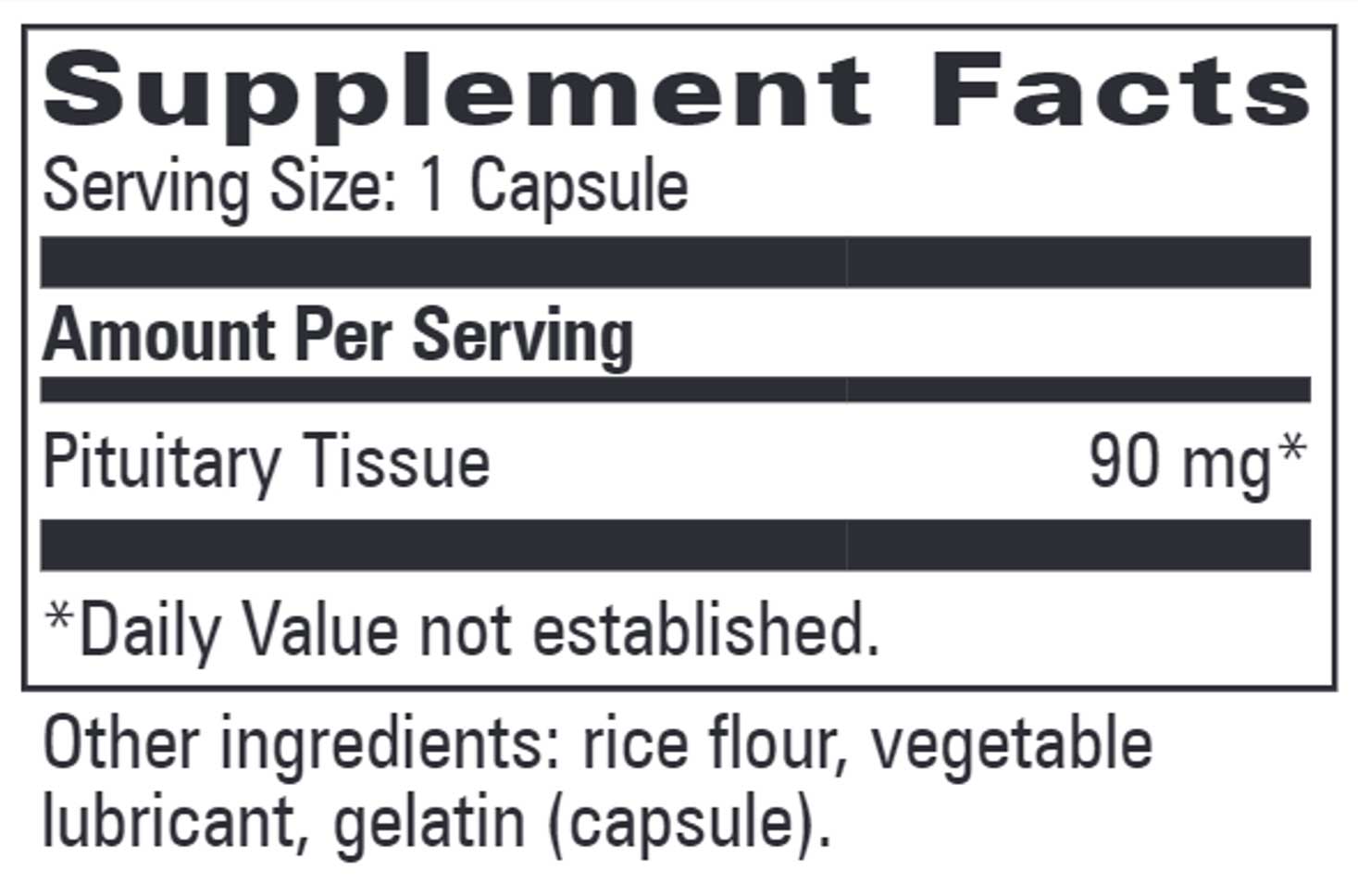 Progressive Laboratories Pituitary Ingredients