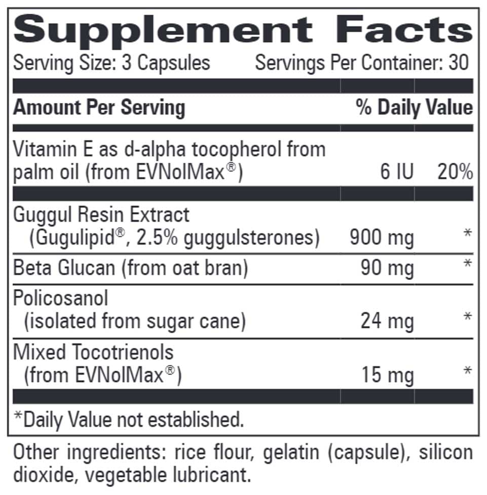 Progressive Laboratories Poligugul Complex Ingredients