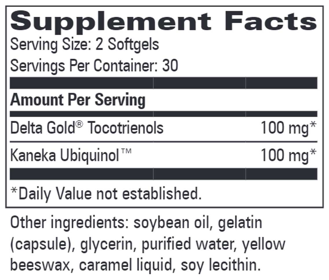 Progressive Laboratories Toco-Q Ingredients 