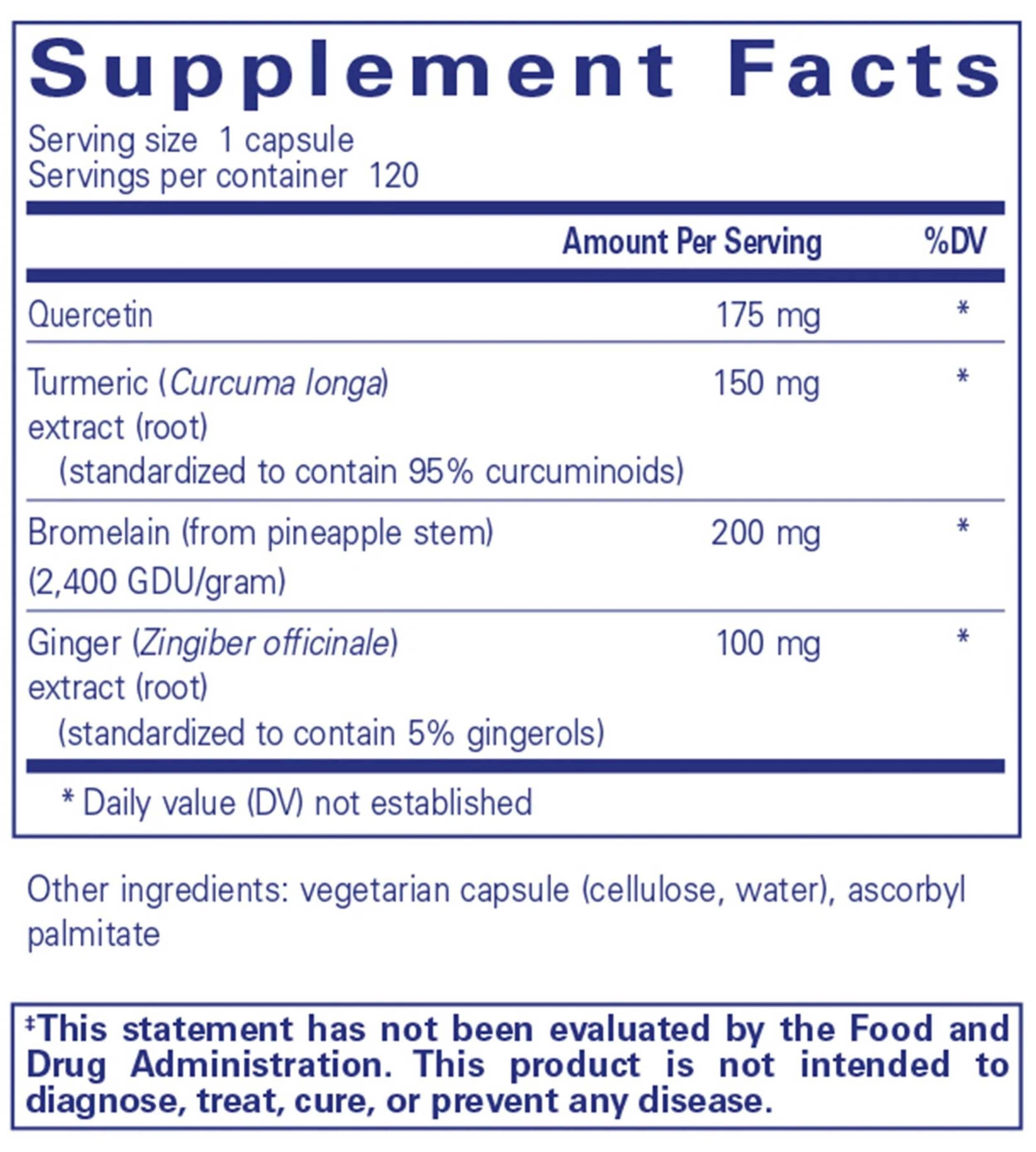 Pure Encapsulations A.I. Formula Ingredients