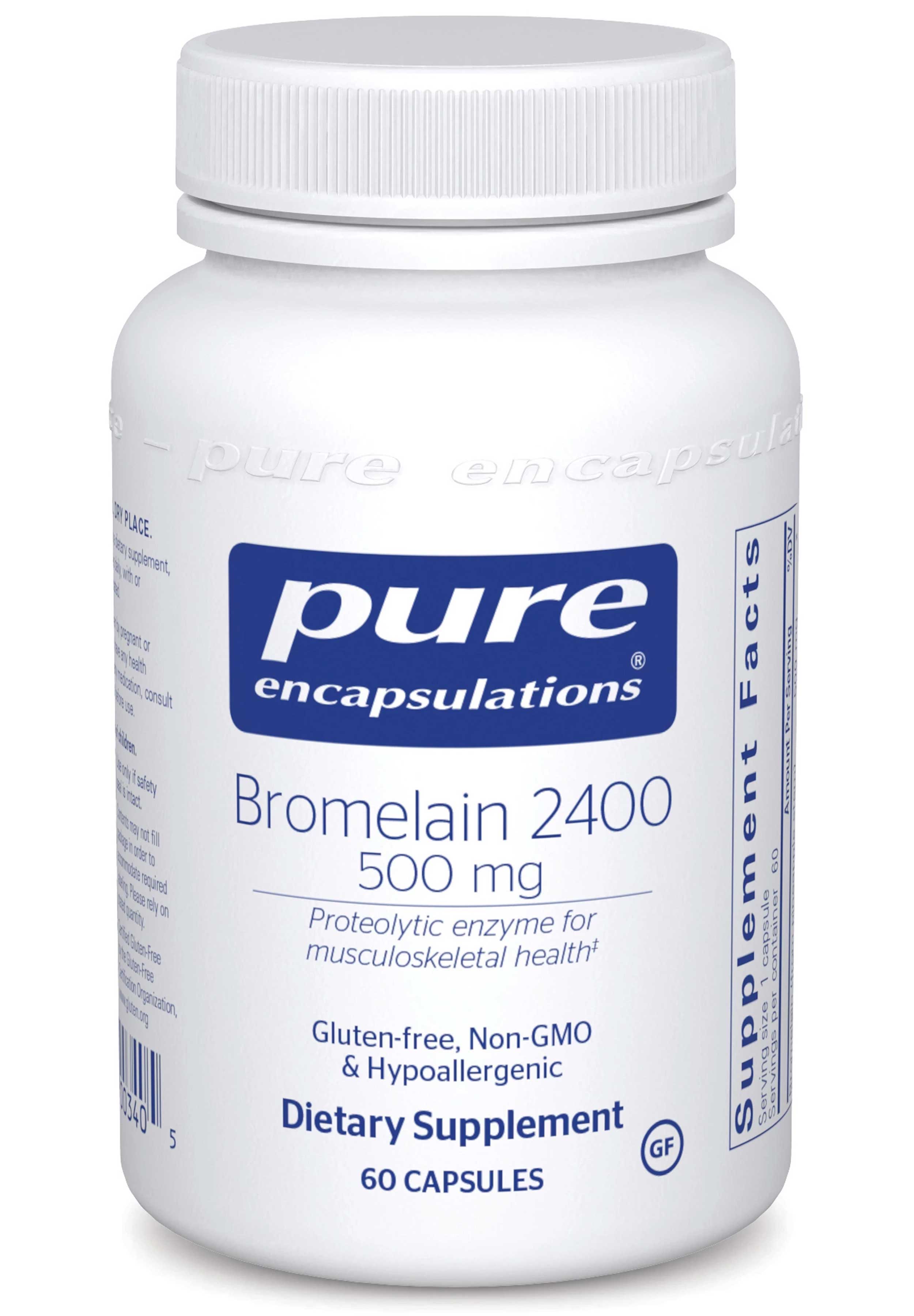 Pure Encapsulations Bromelain 2400 500mg
