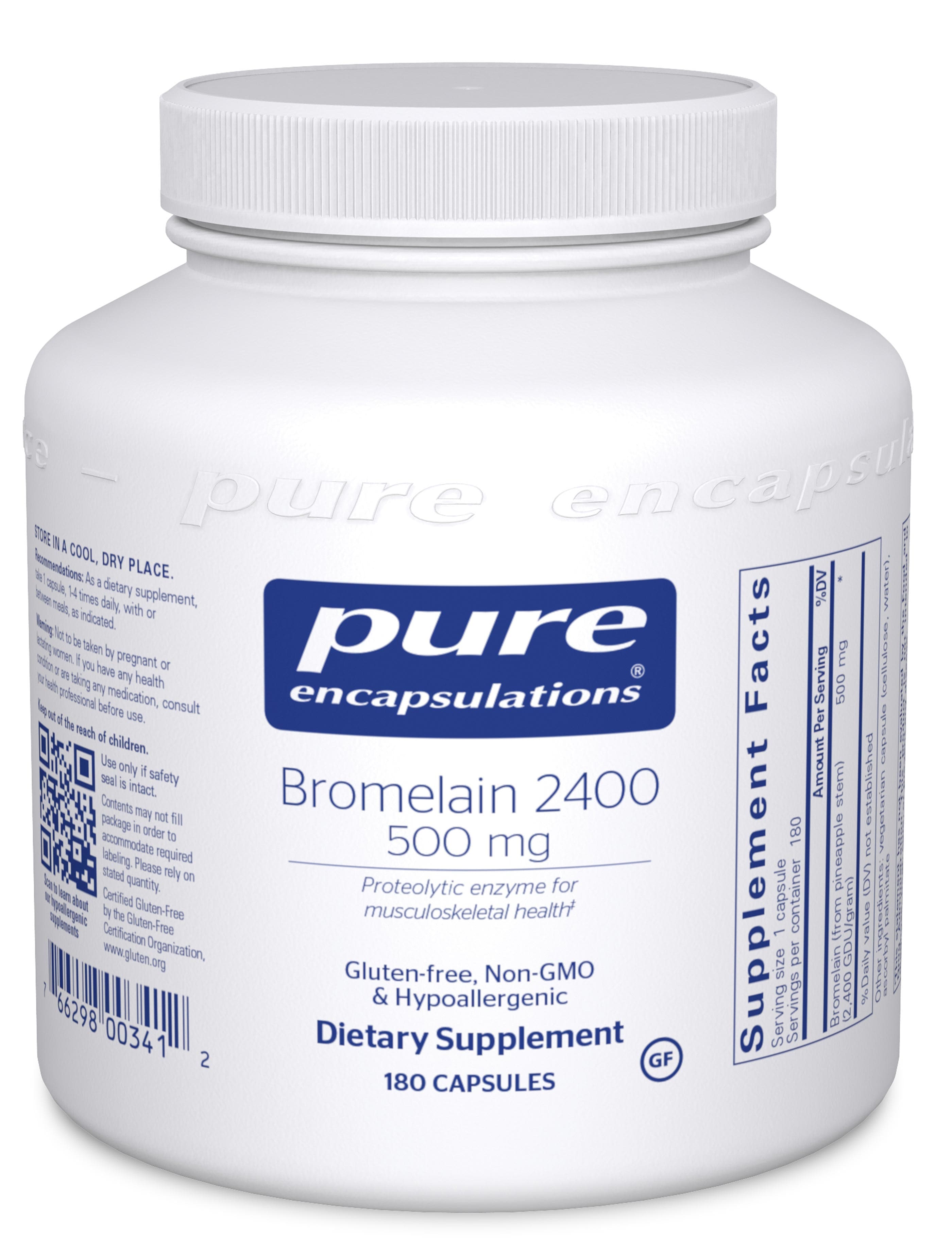 Pure Encapsulations Bromelain 2400 500mg