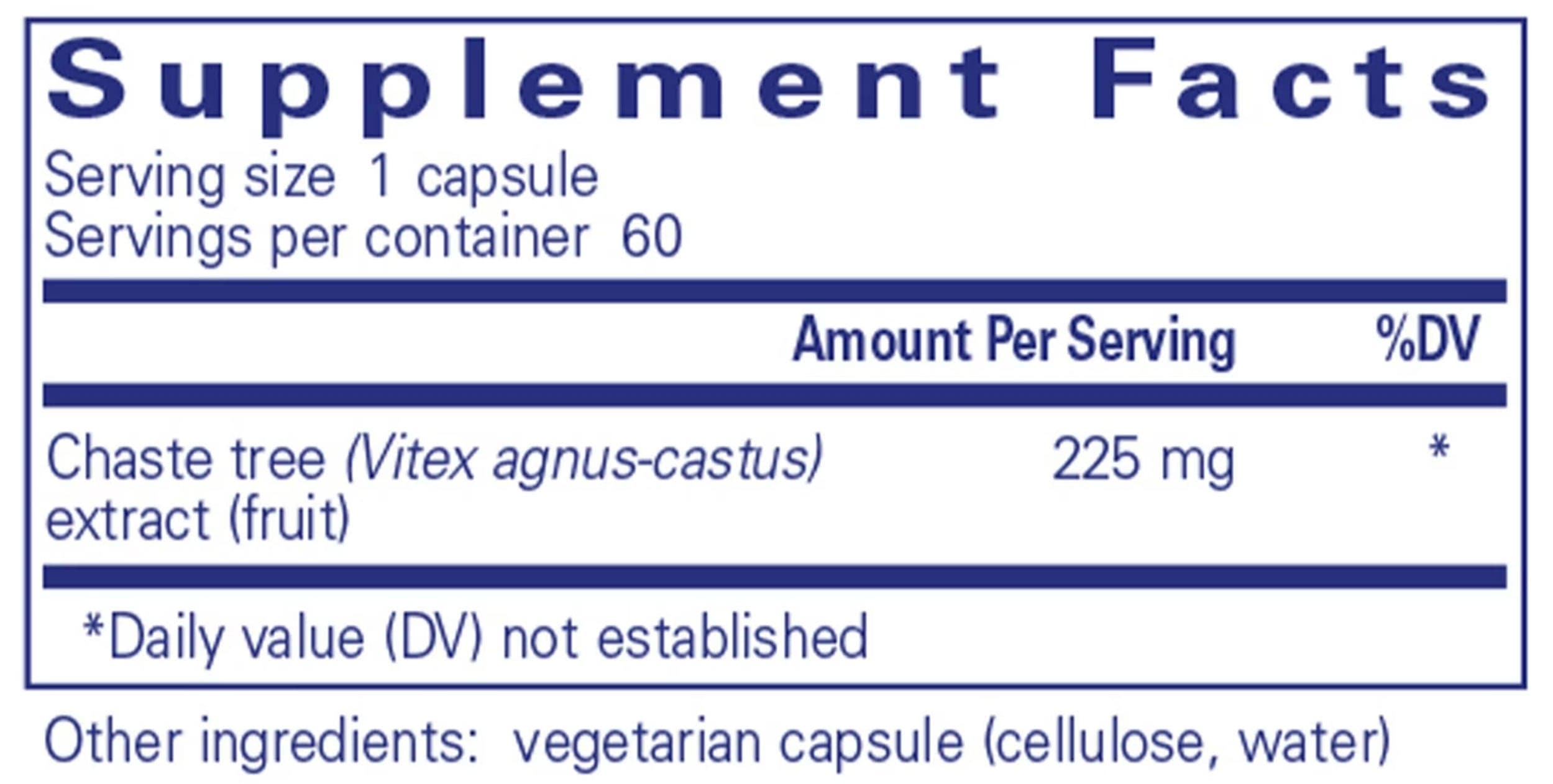 Pure Encapsulations Chaste Tree (Vitex)