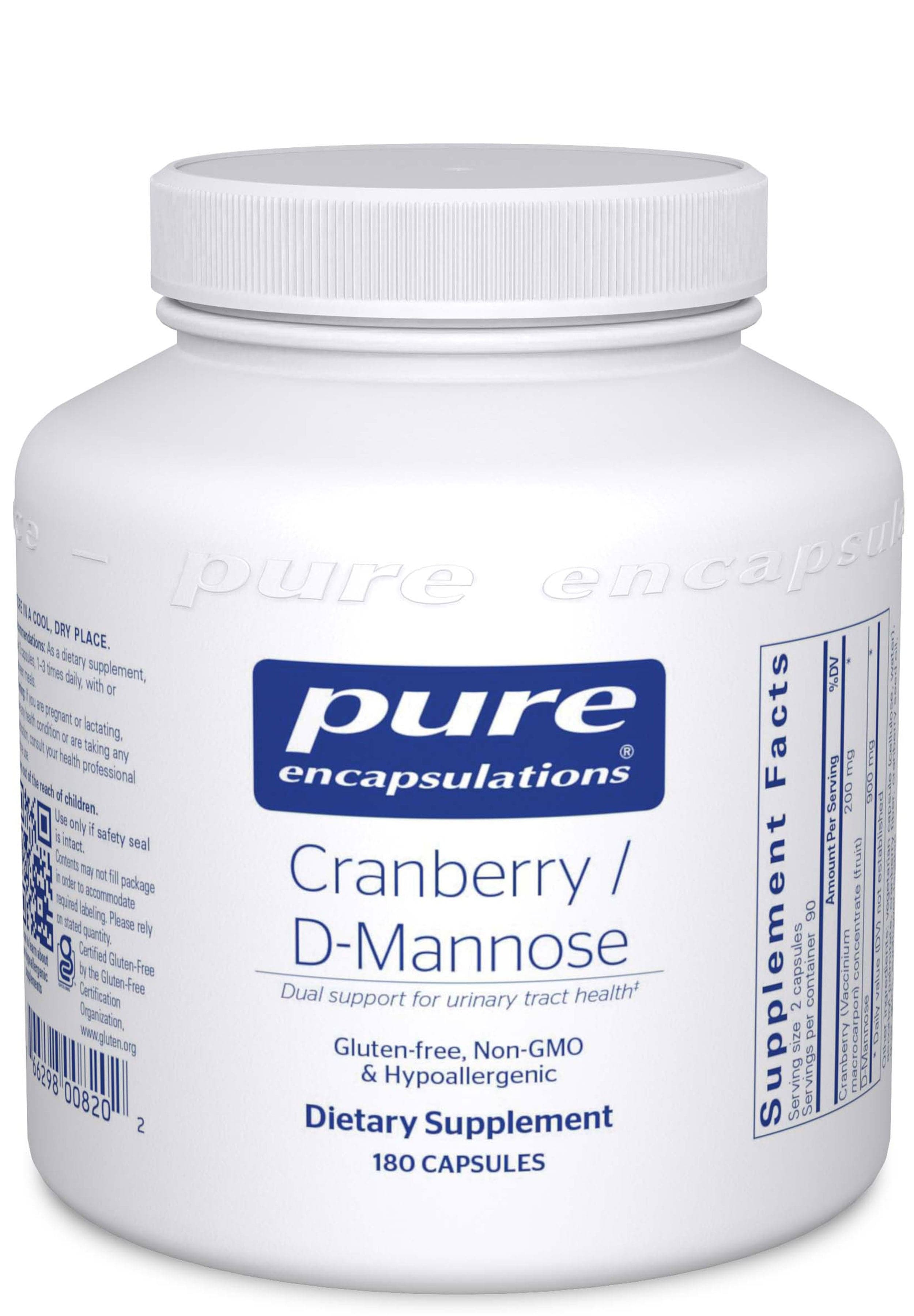 Pure Encapsulations Cranberry/D-Mannose