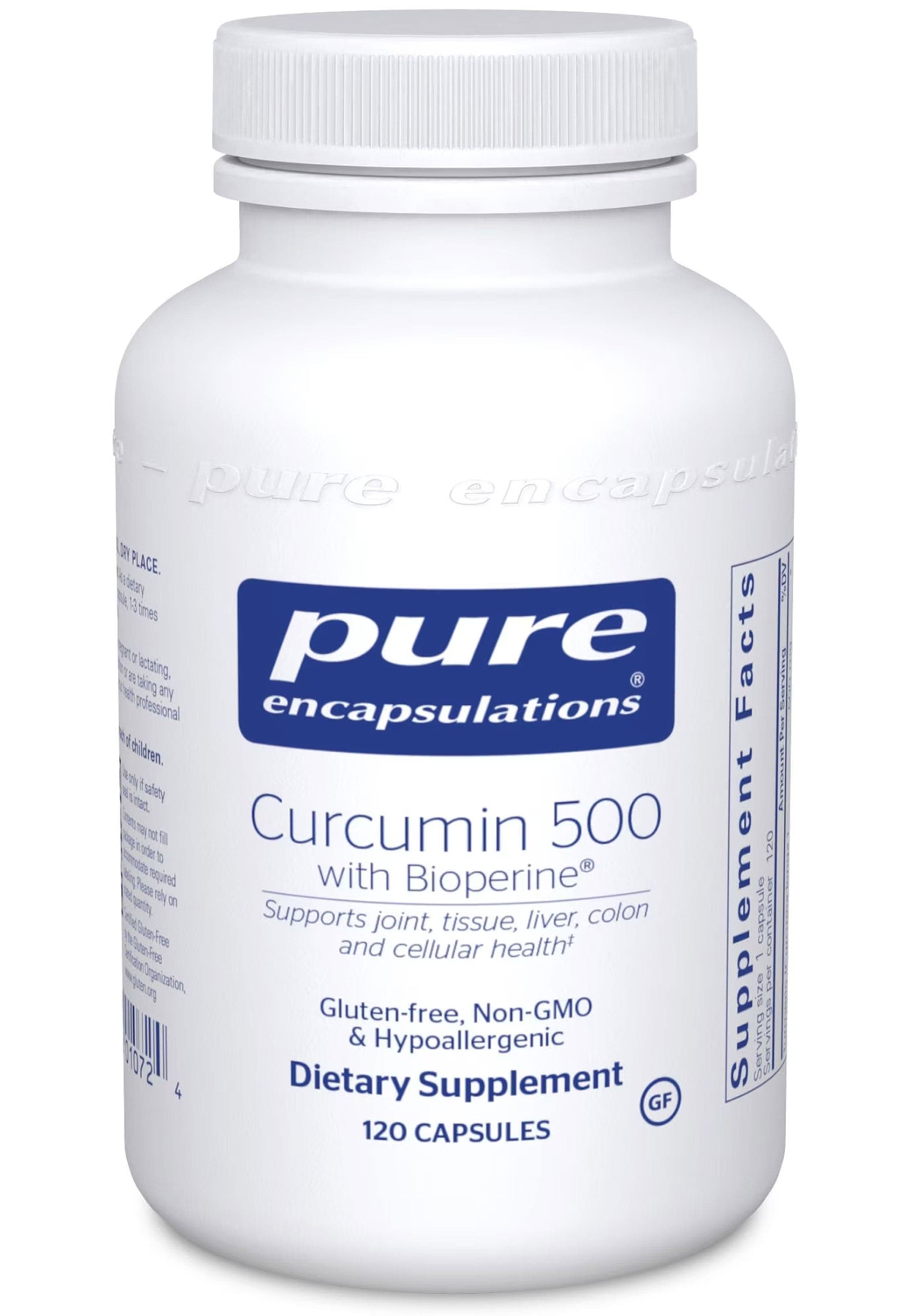 Pure Encapsulations Curcumin 500 with Bioperine