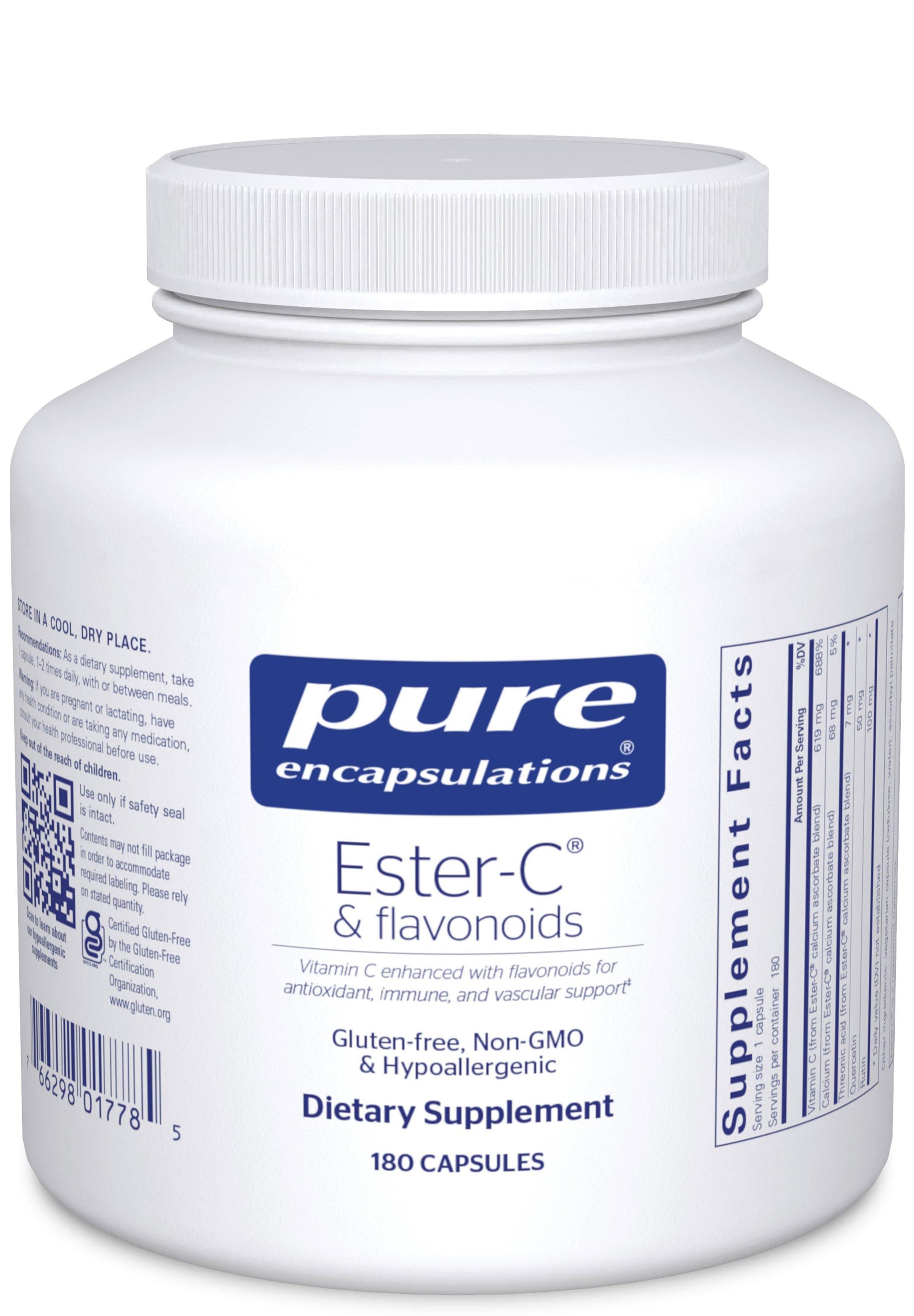 Pure Encapsulations Ester-C and Flavonoids (Formerly Essential-C and Flavonoids)