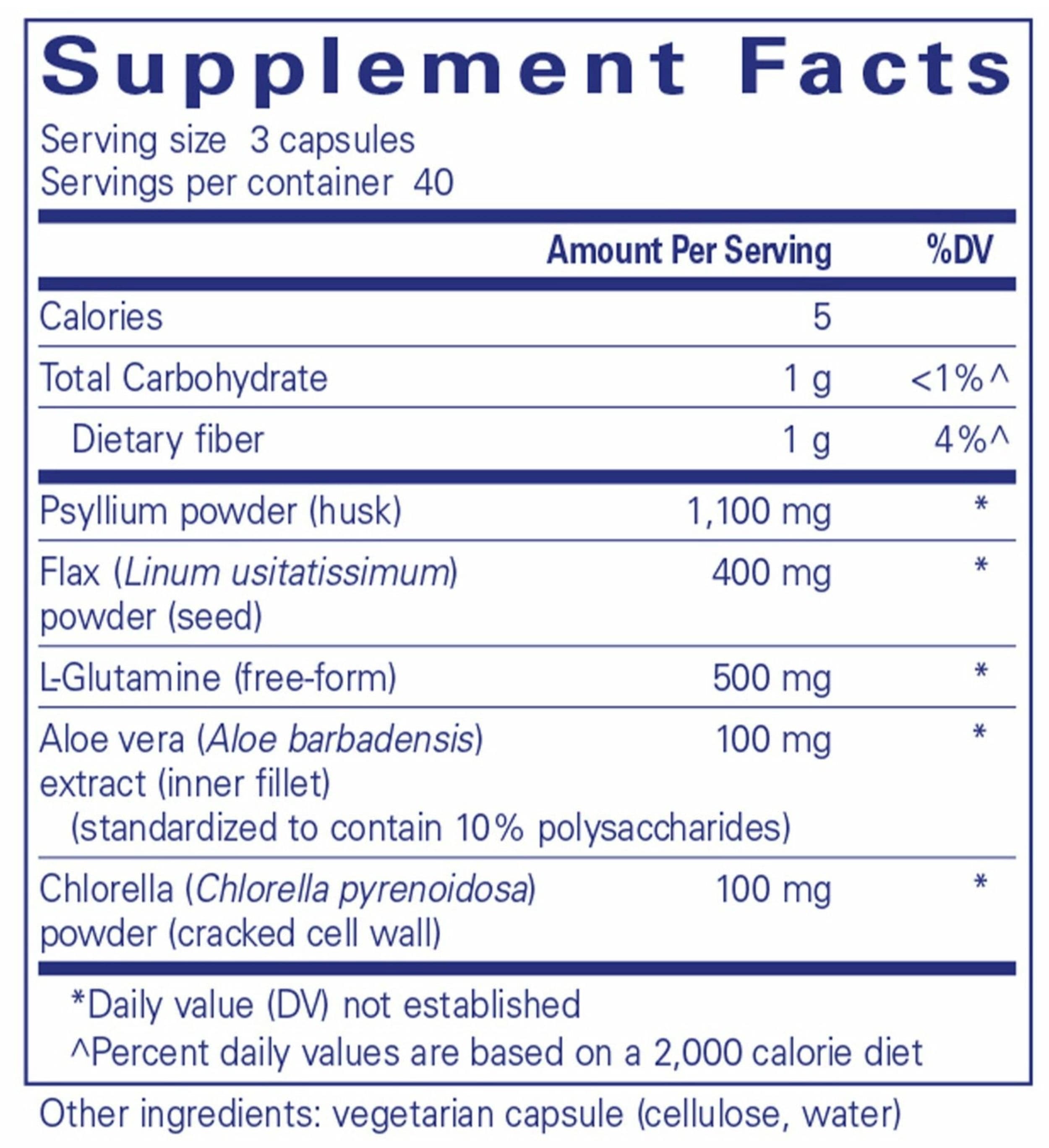 Pure Encapsulations G.I. Fortify Ingredients