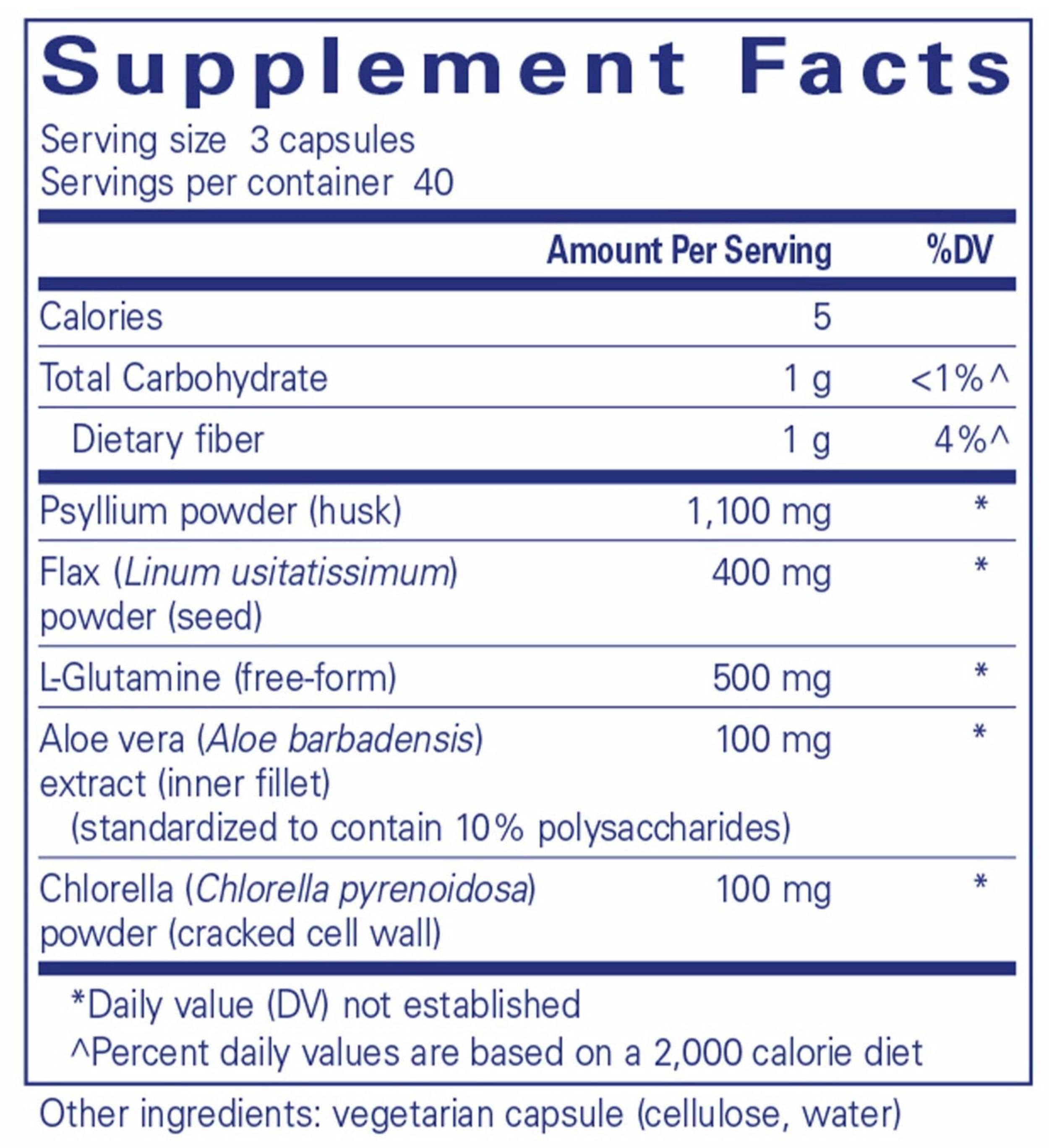 Pure Encapsulations G.I. Fortify Ingredients 