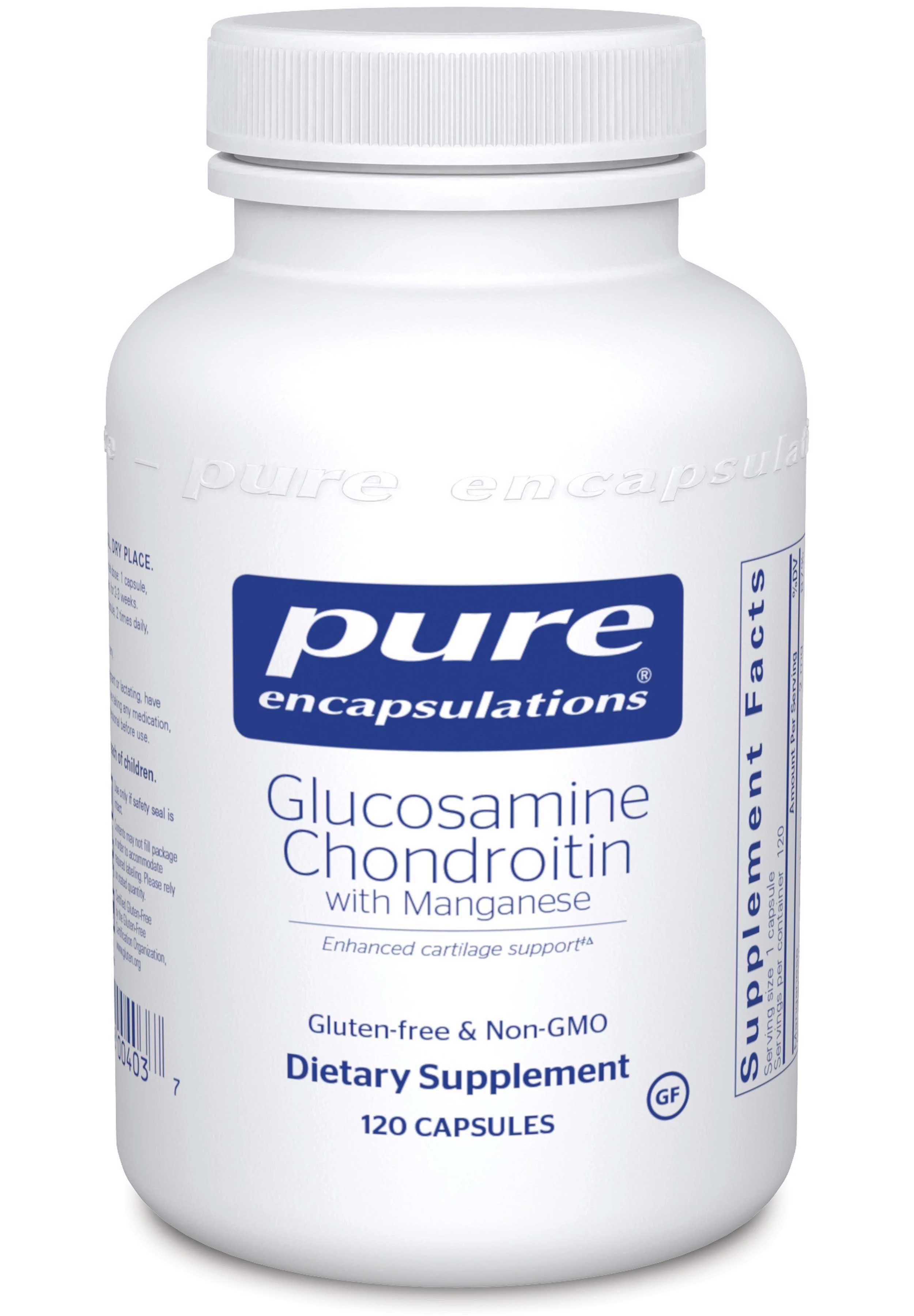 Pure Encapsulations Glucosamine Chondroitin with Manganese