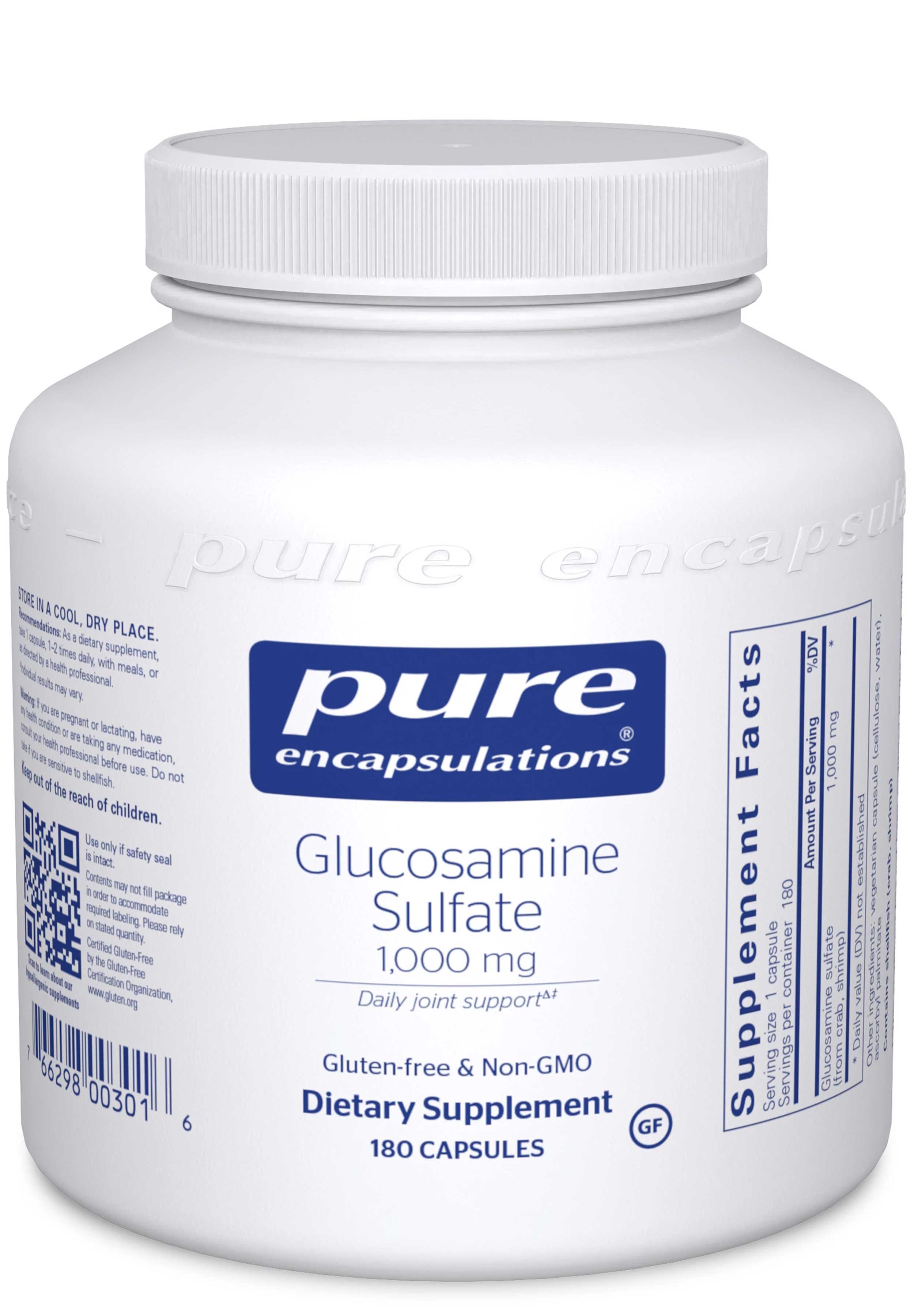 Pure Encapsulations Glucosamine Sulfate 1000 mg