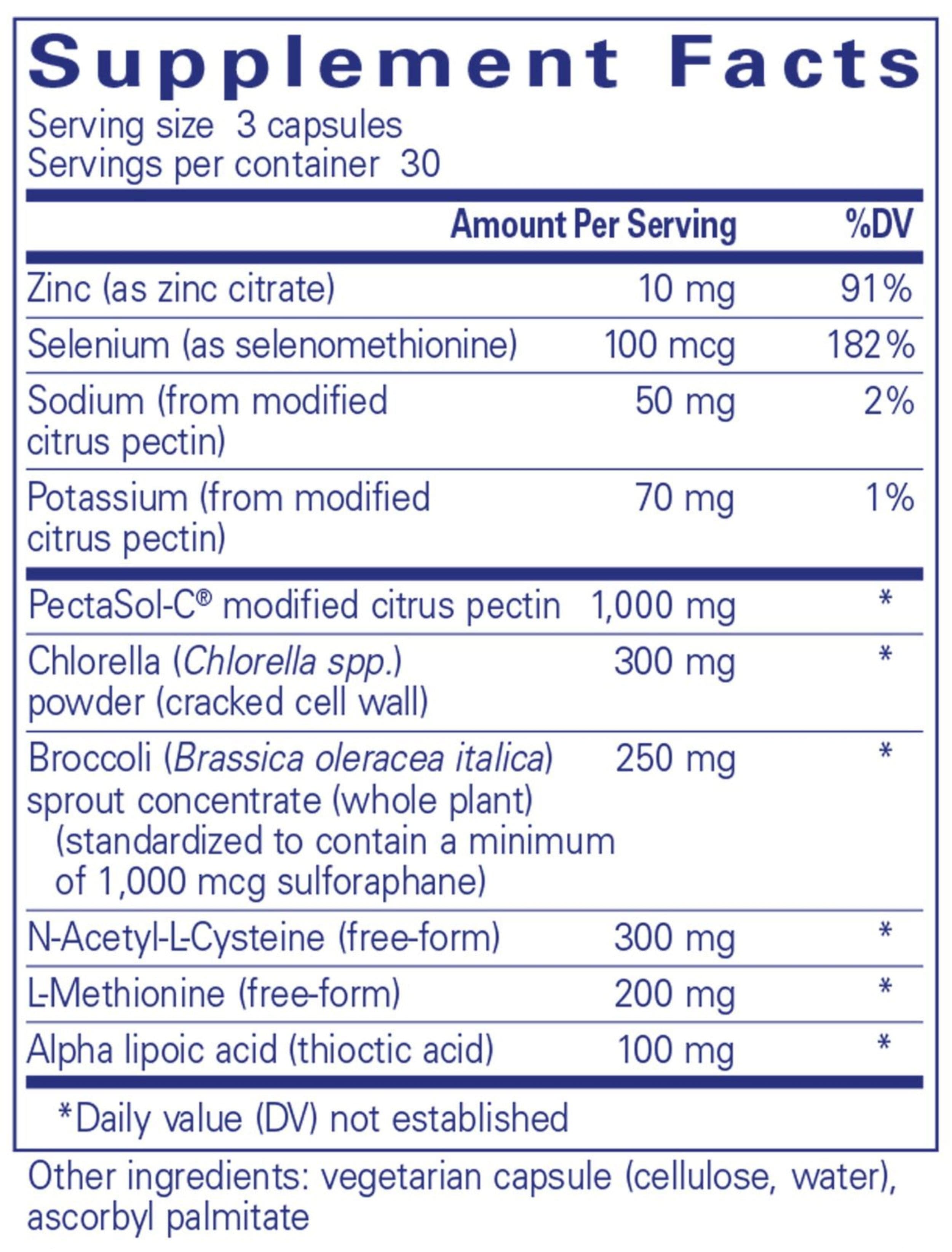 Pure Encapsulations HM Complex Ingredients