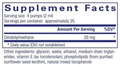 Pure Encapsulations Liposomal DIM Liquid Ingredients