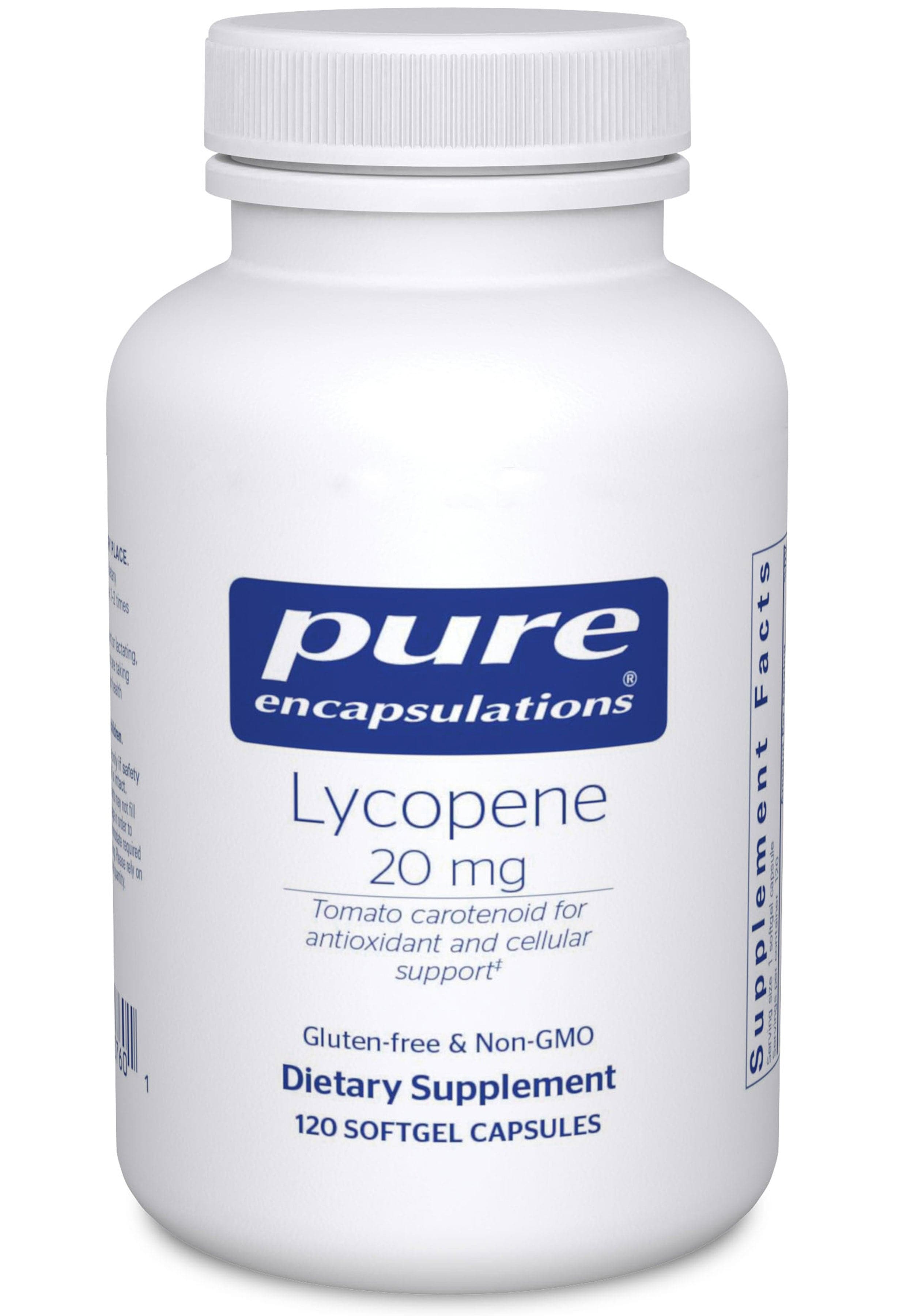 Pure Encapsulations Lycopene 20 mg
