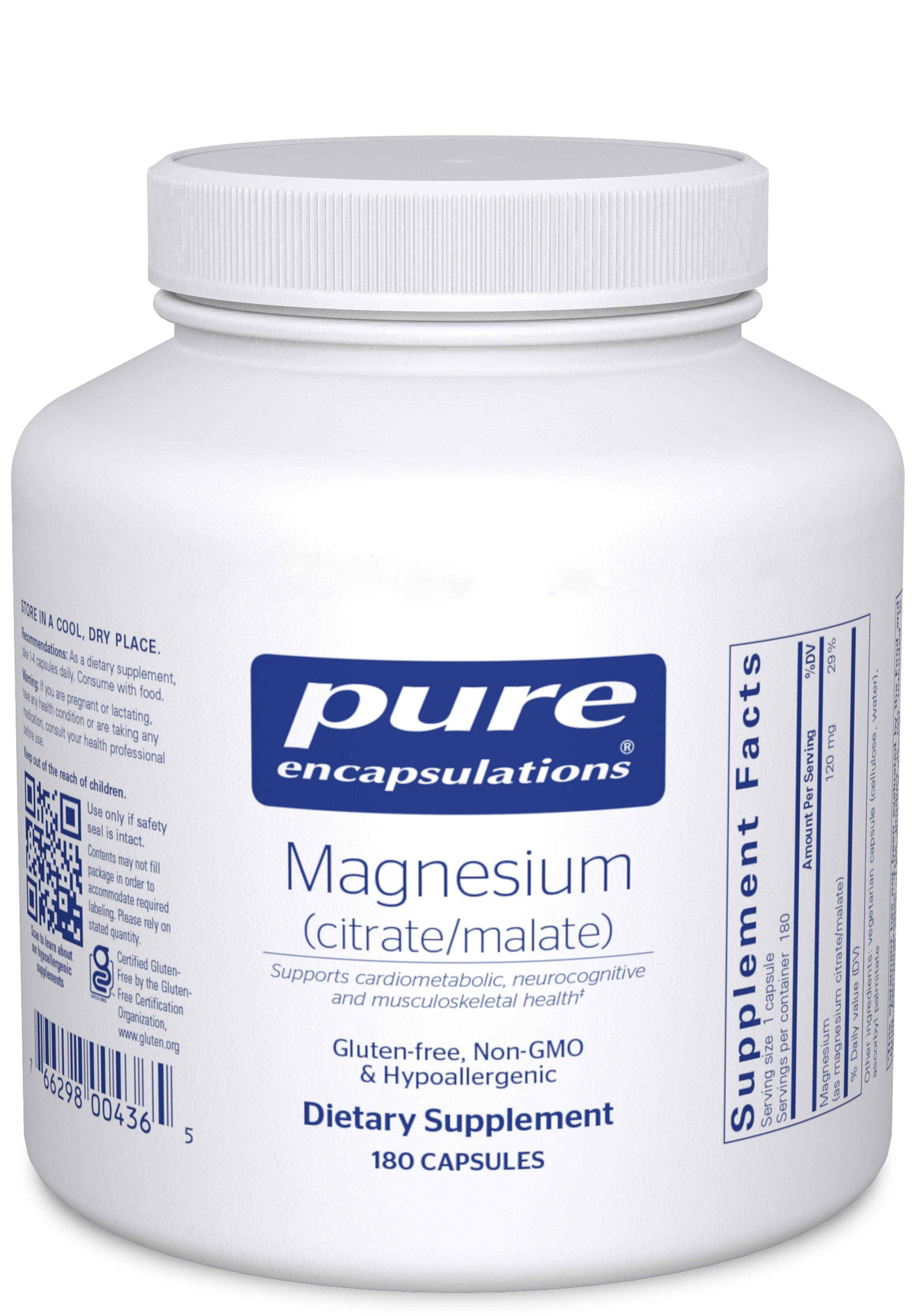 Pure Encapsulations Magnesium (citrate/malate) 