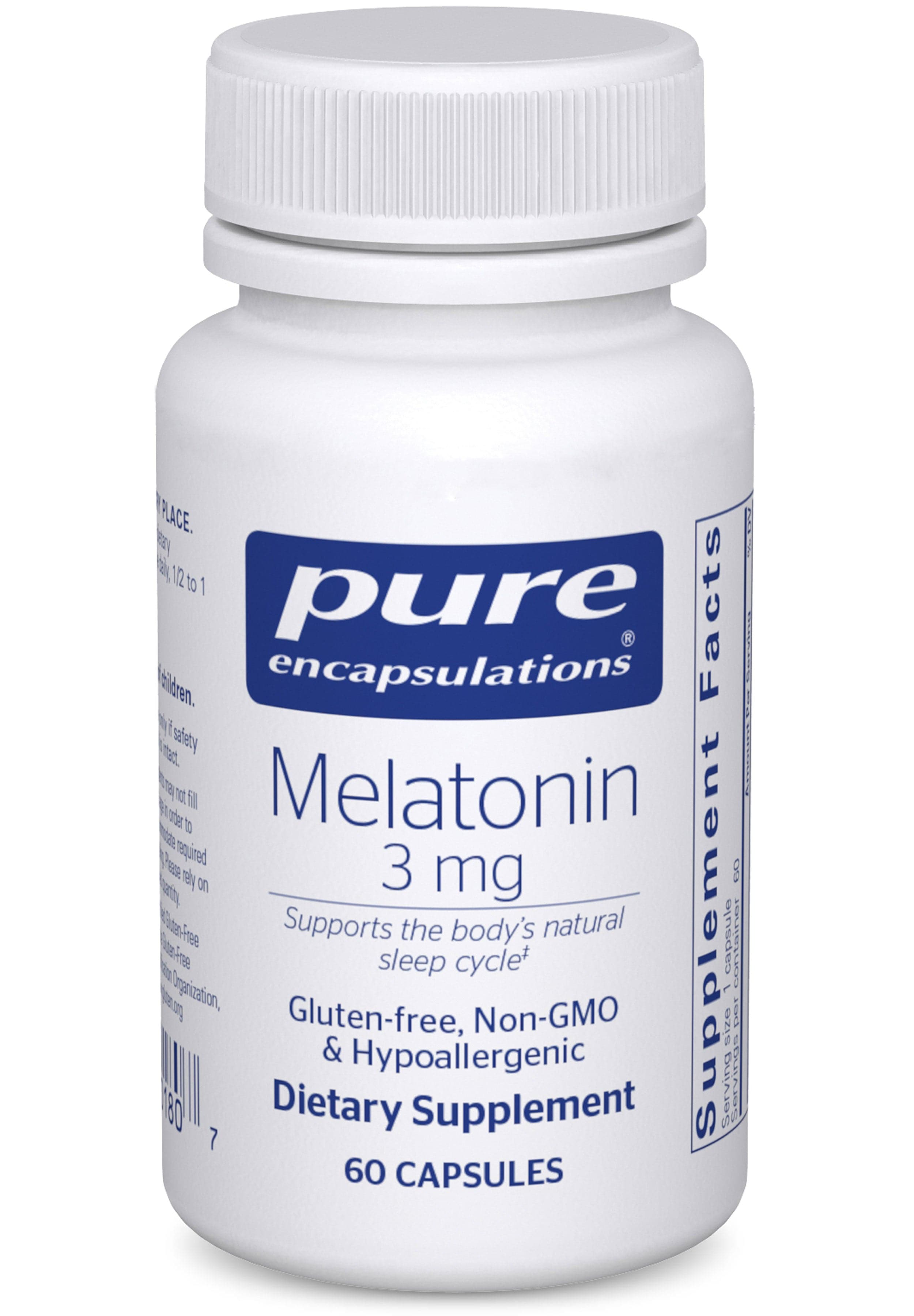 Pure Encapsulations Melatonin 3 mg