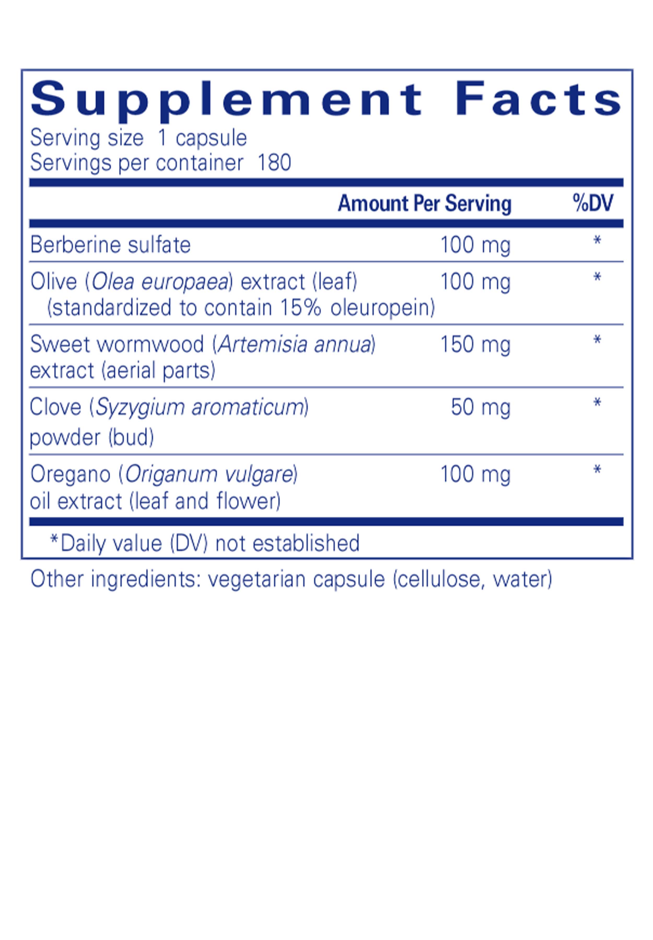 Pure Encapsulations MicroDefense w/Oregano Ingredients