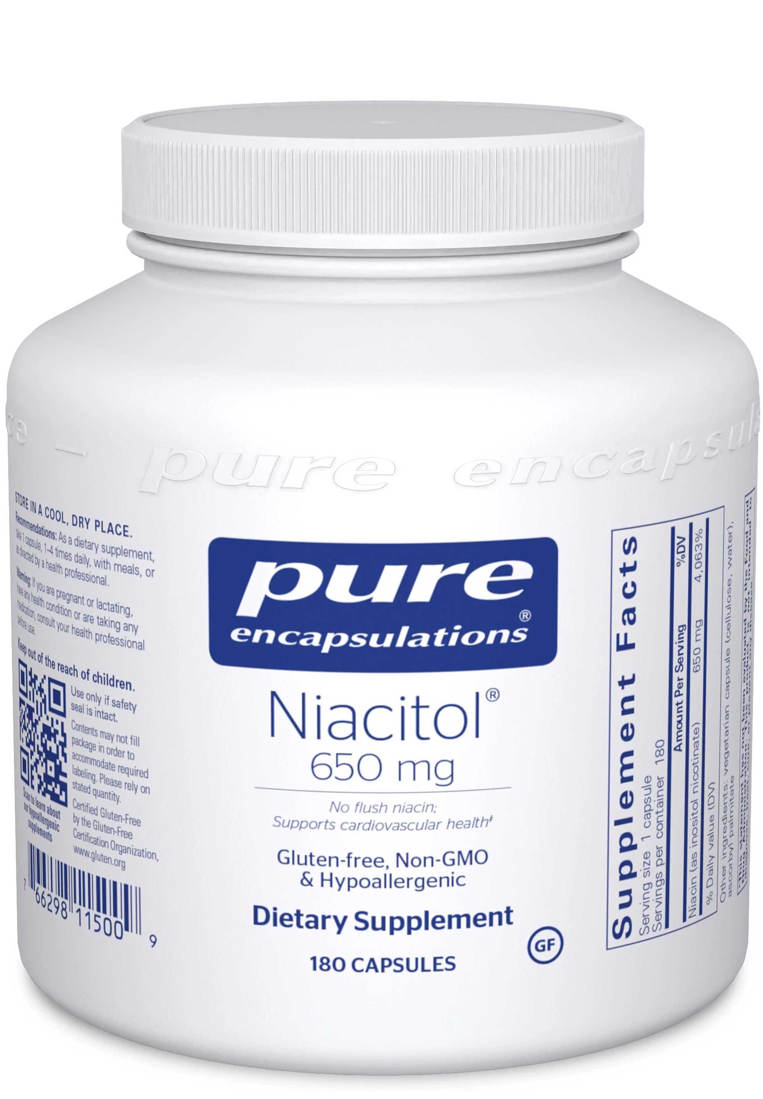 Pure Encapsulations Niacitol 650mg