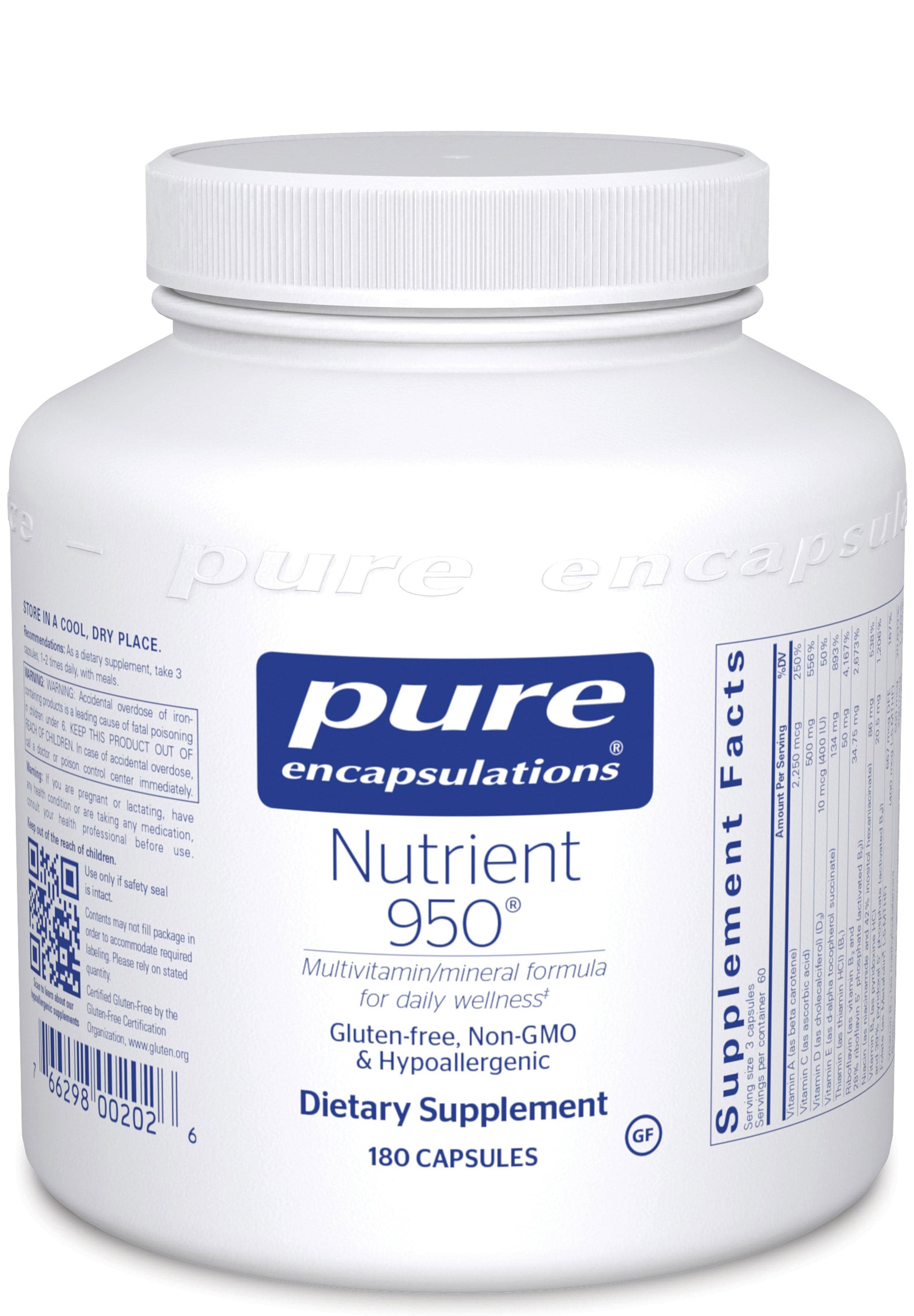 Pure Encapsulations Nutrient 950 