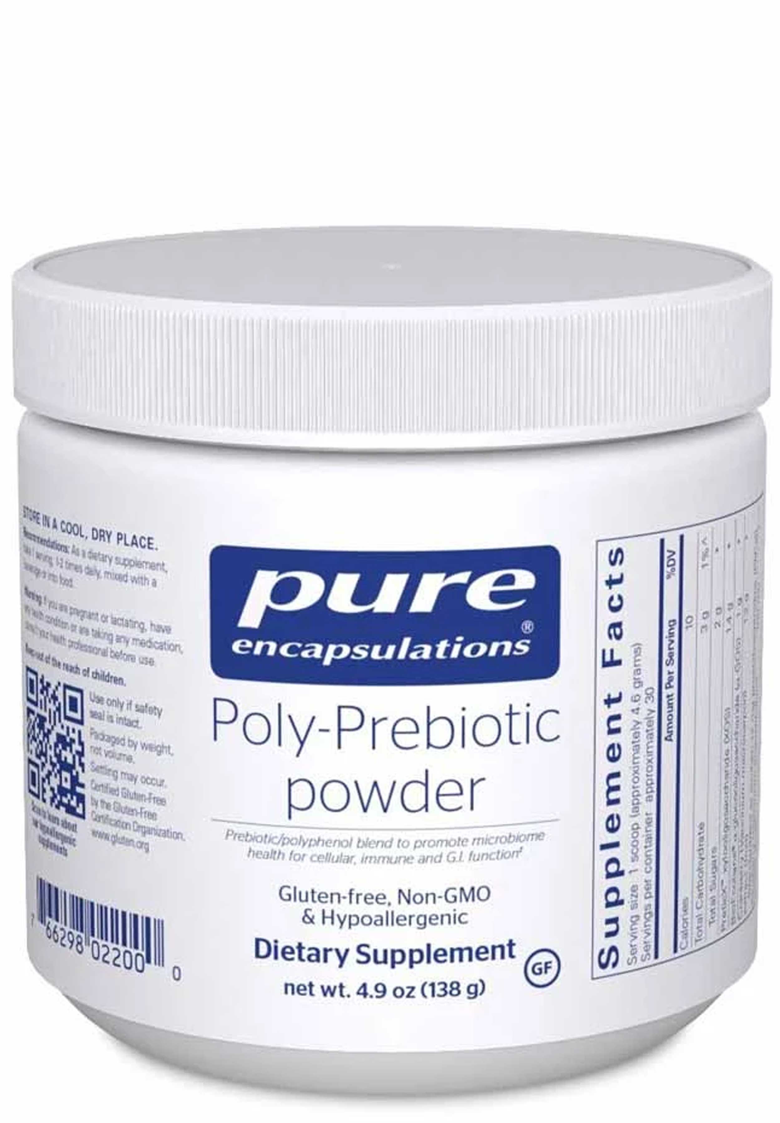 Pure Encapsulations Poly-Prebiotic Powder