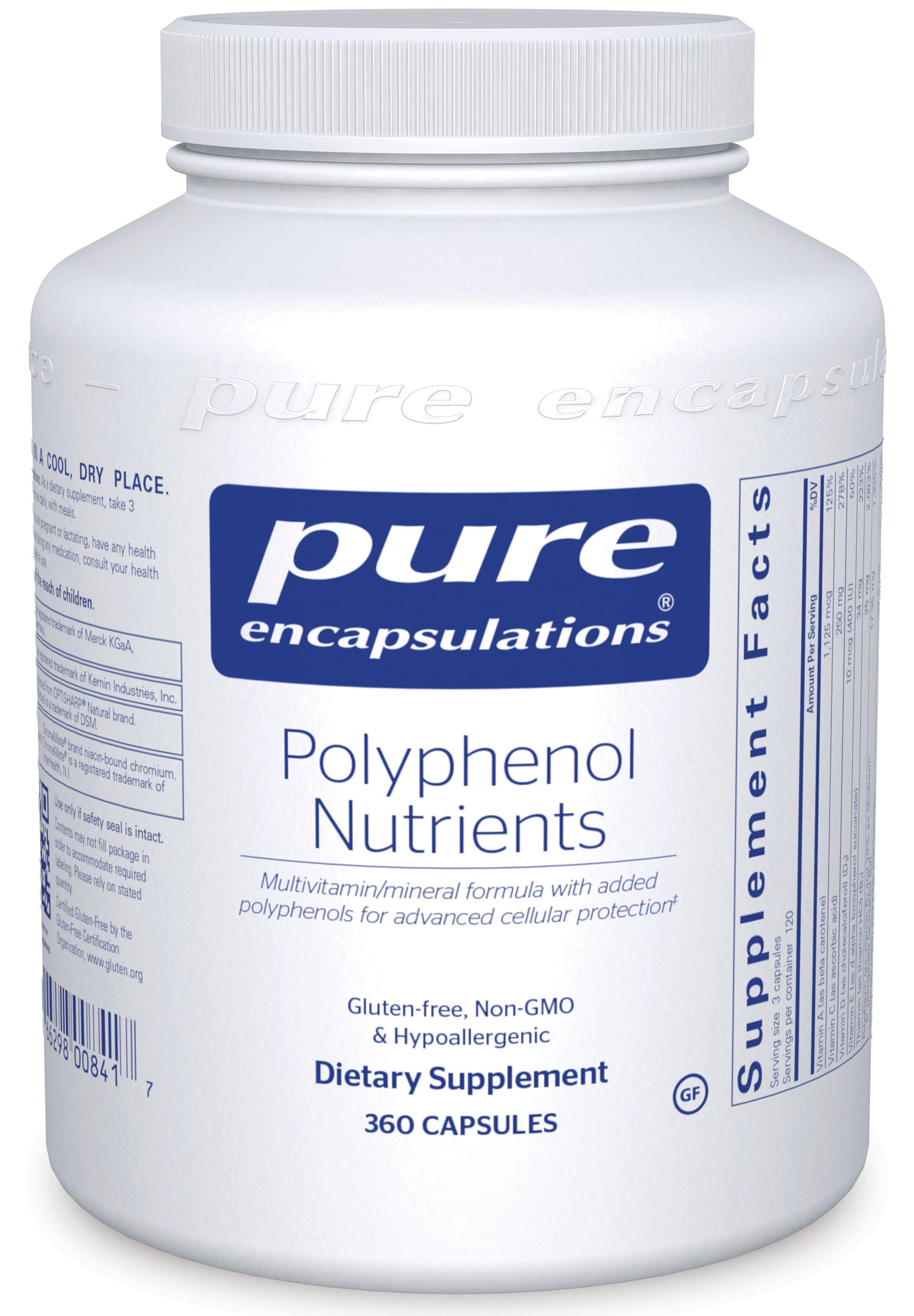 Pure Encapsulations Polyphenol Nutrients