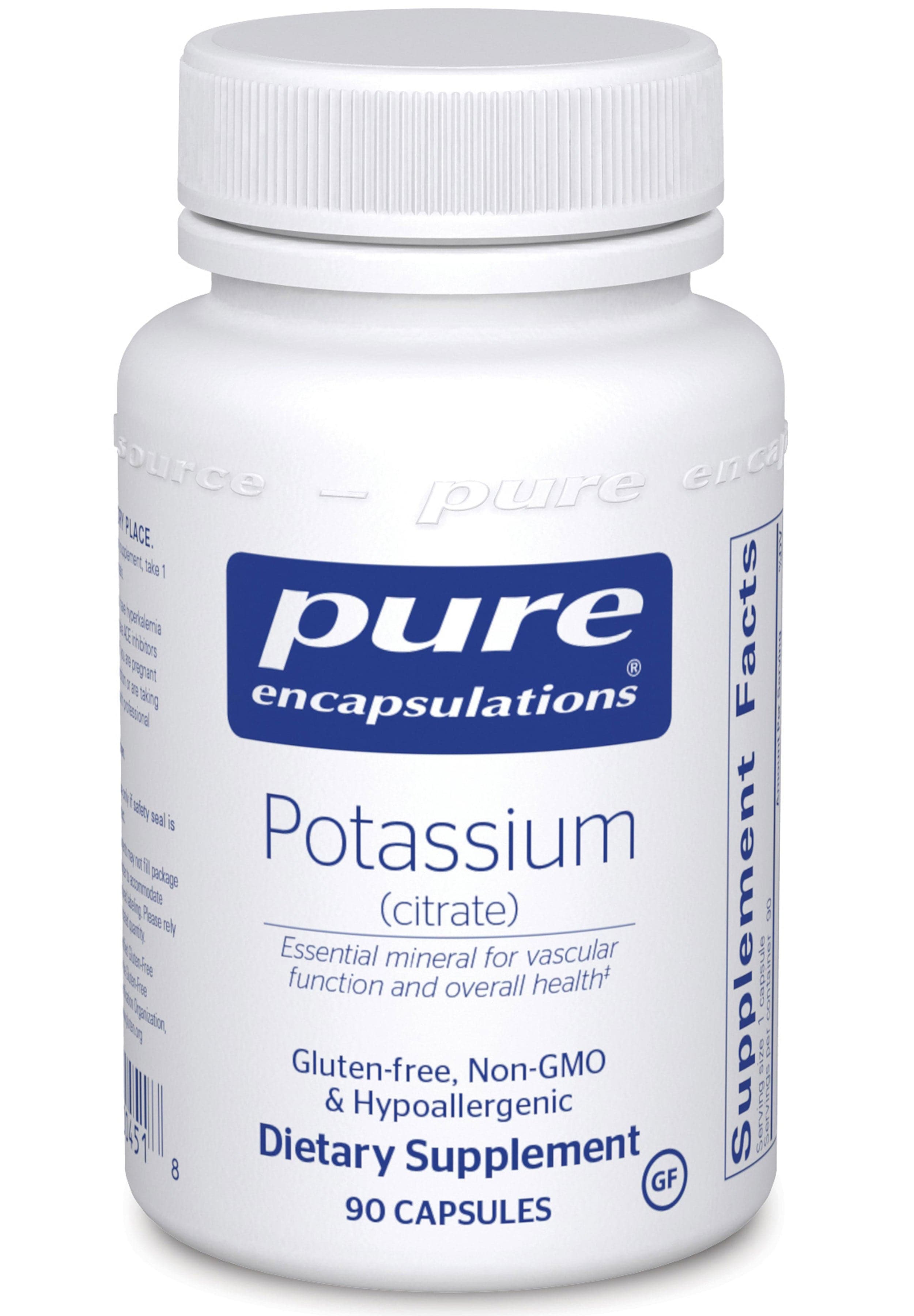 Pure Encapsulations Potassium (Citrate)