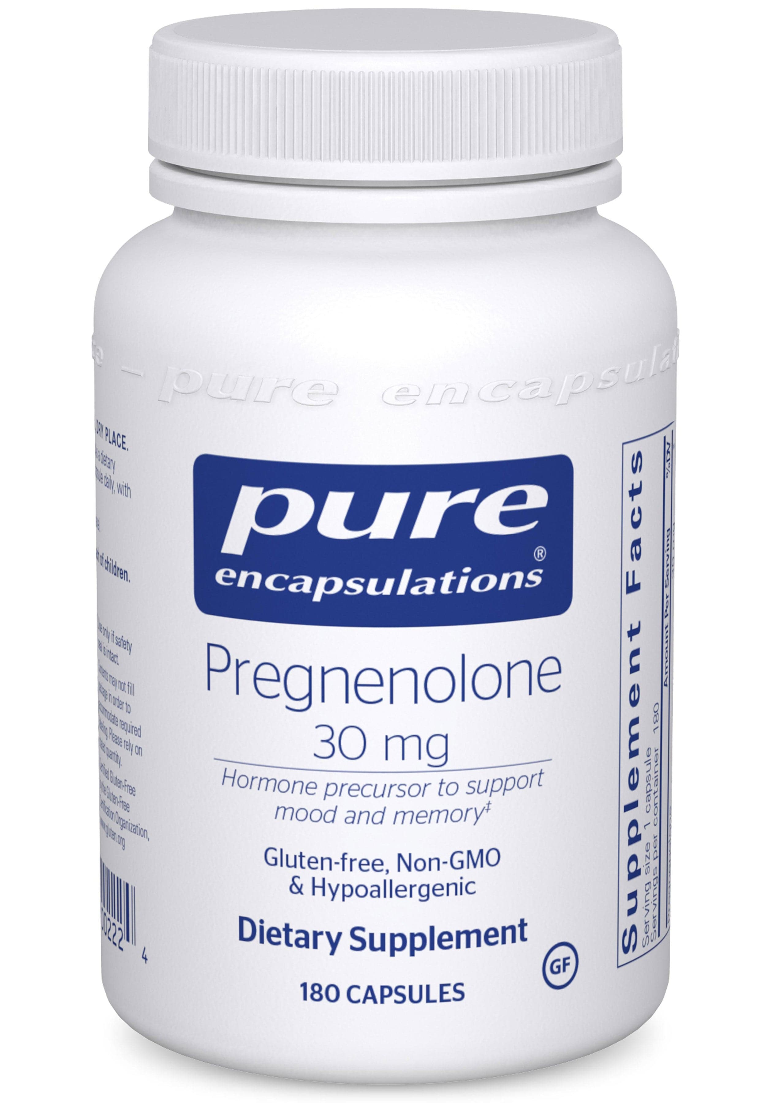Pure Encapsulations Pregnenolone 30mg