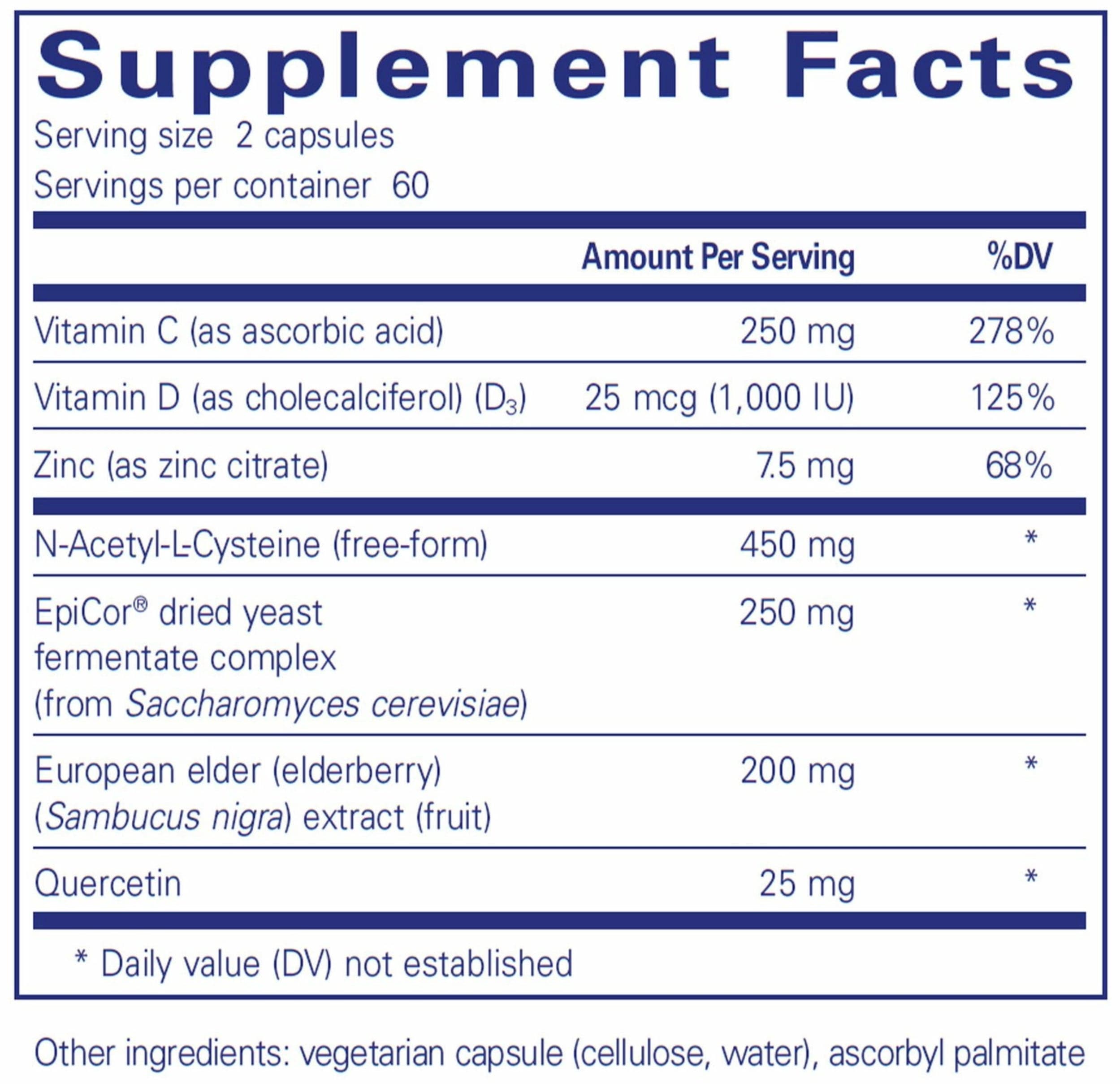 Pure Encapsulations PureDefense with NAC Ingredients